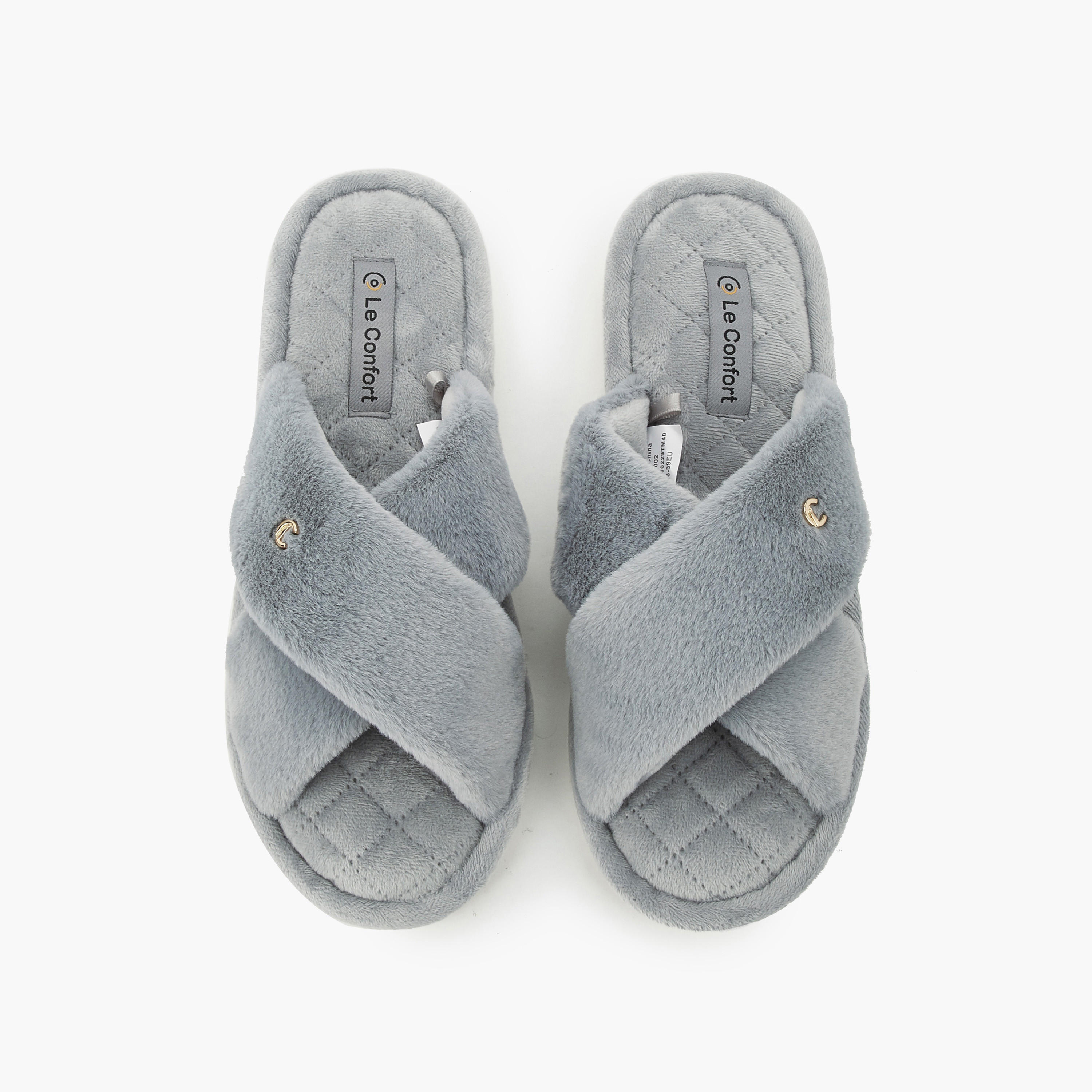Le Confort Women Cross Strap Bedroom Slippers-women-shoes-bedroomslippers-image-1