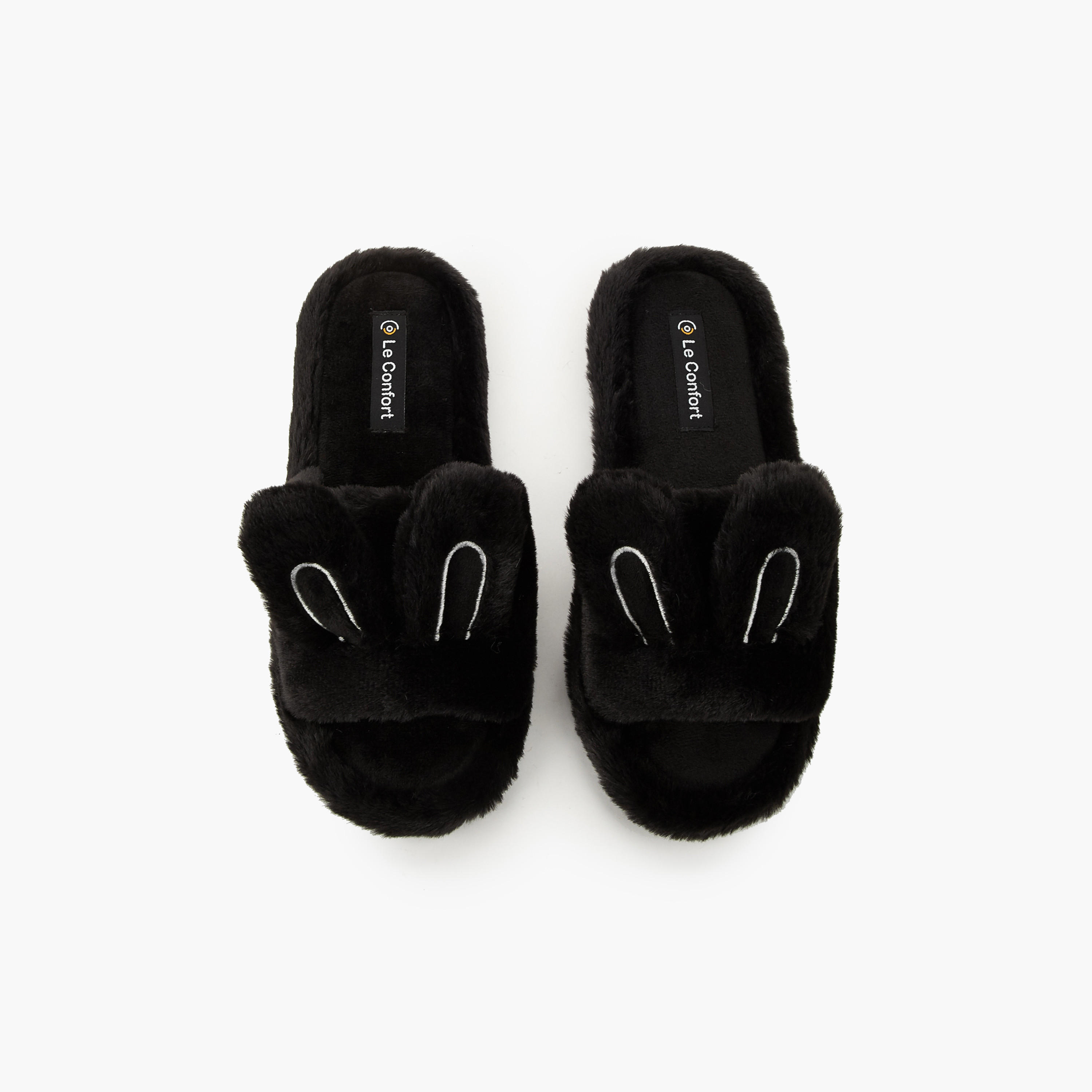 Le Confort Women Bunny Ear Bedroom Slides-women-shoes-bedroomslippers-image-1