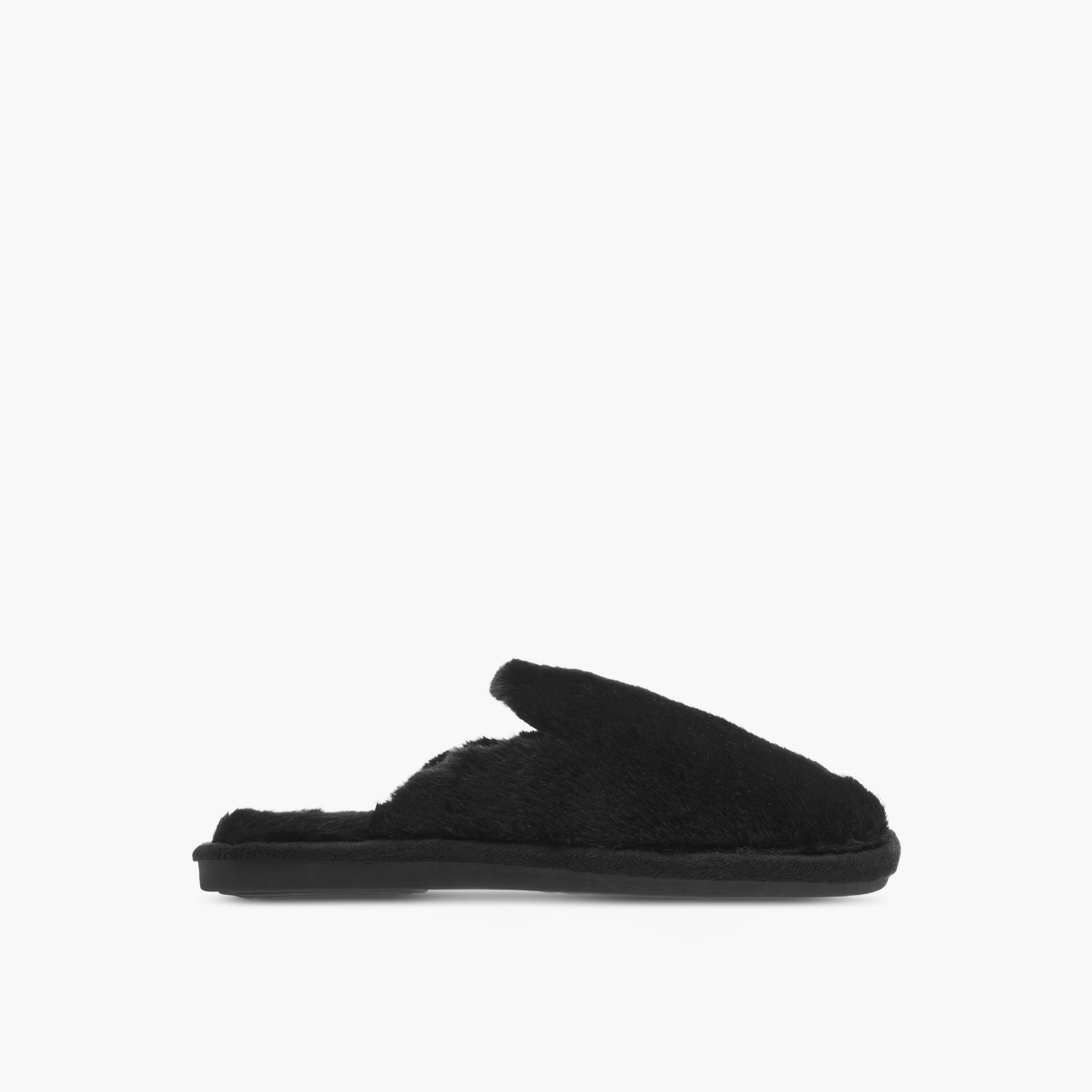 Le Confort Fur Textured Slip-On Bedroom Mules-women-shoes-flipflopsandslides-image-2