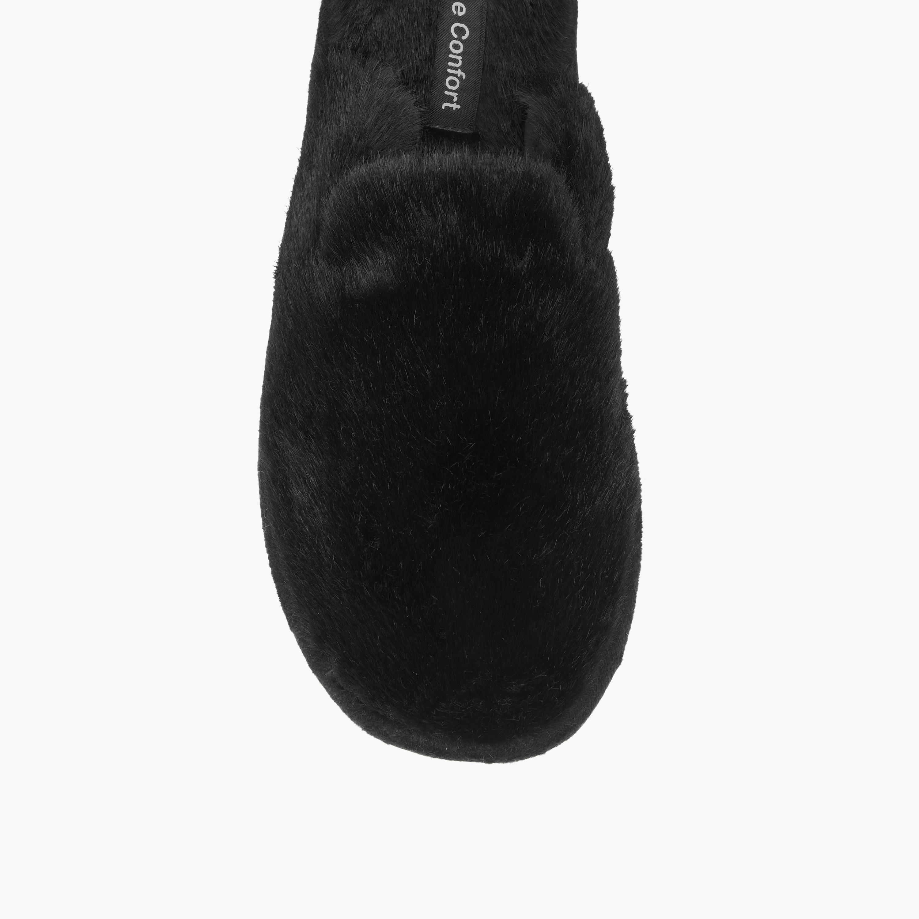Le Confort Fur Textured Slip-On Bedroom Mules-women-shoes-flipflopsandslides-image-3