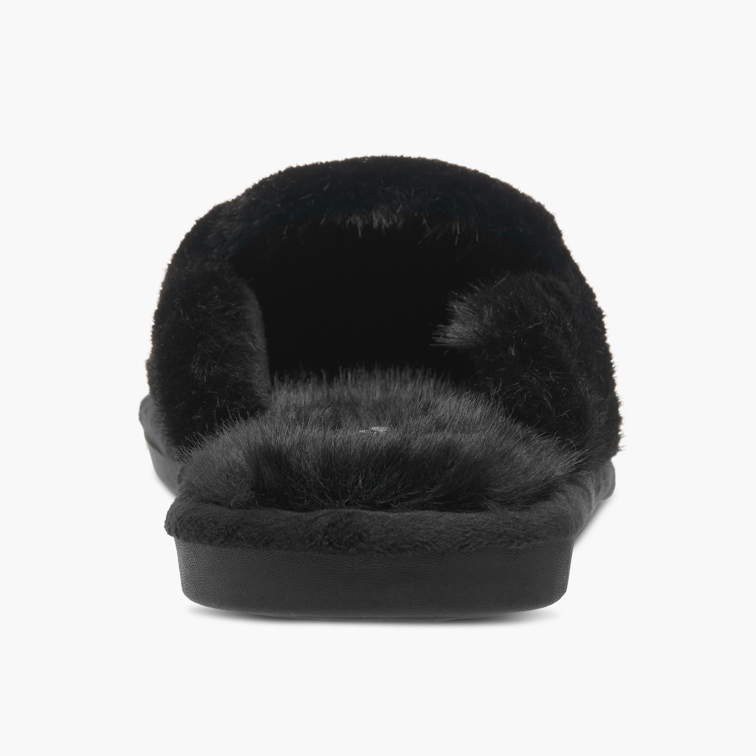 Le Confort Fur Textured Slip-On Bedroom Mules-women-shoes-flipflopsandslides-image-4