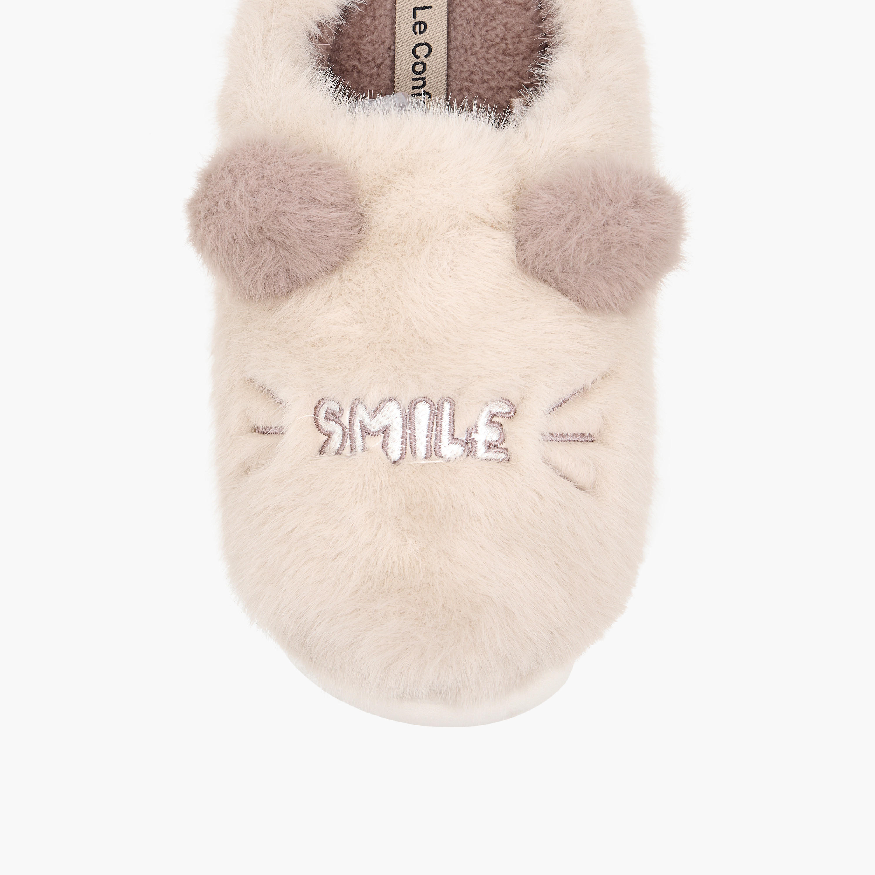 Le Confort Ear Applique Faux Fur Bedroom Slippers-women-shoes-bedroomslippers-image-3