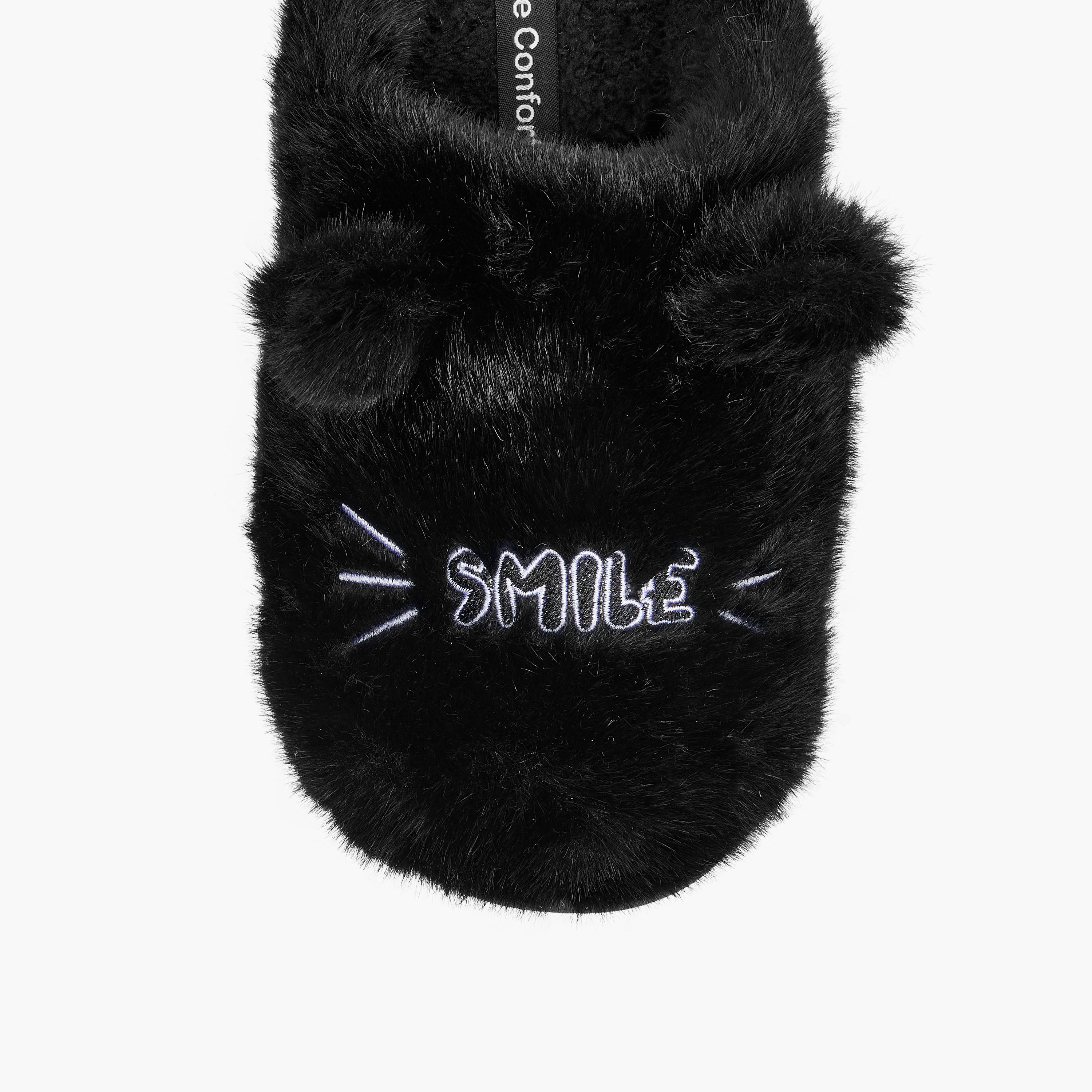 Le Confort Ear Applique Faux Fur Bedroom Slippers-women-shoes-bedroomslippers-image-3