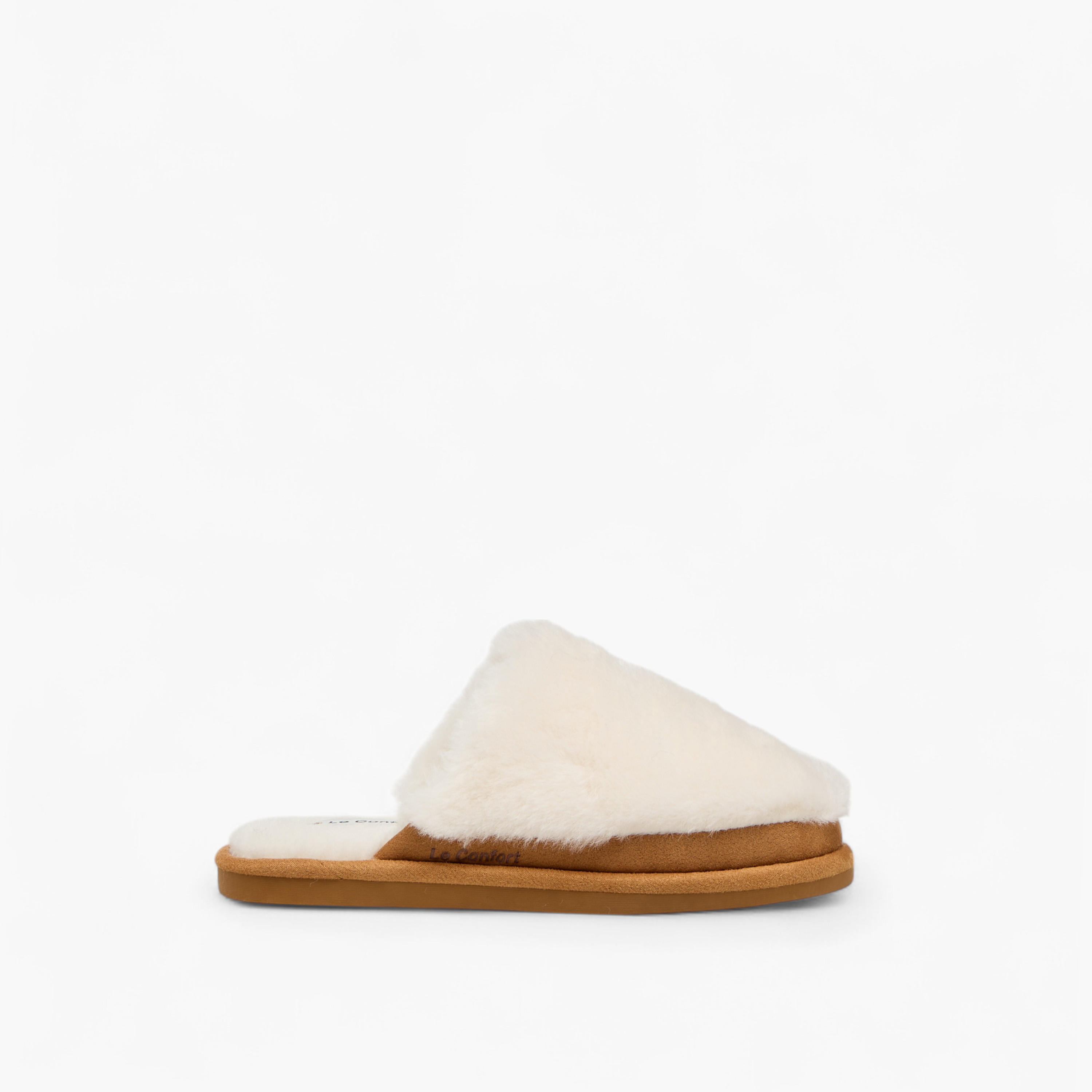 Le Confort Faux Fur Textured Bedroom Mules-women-shoes-bedroomslippers-image-2