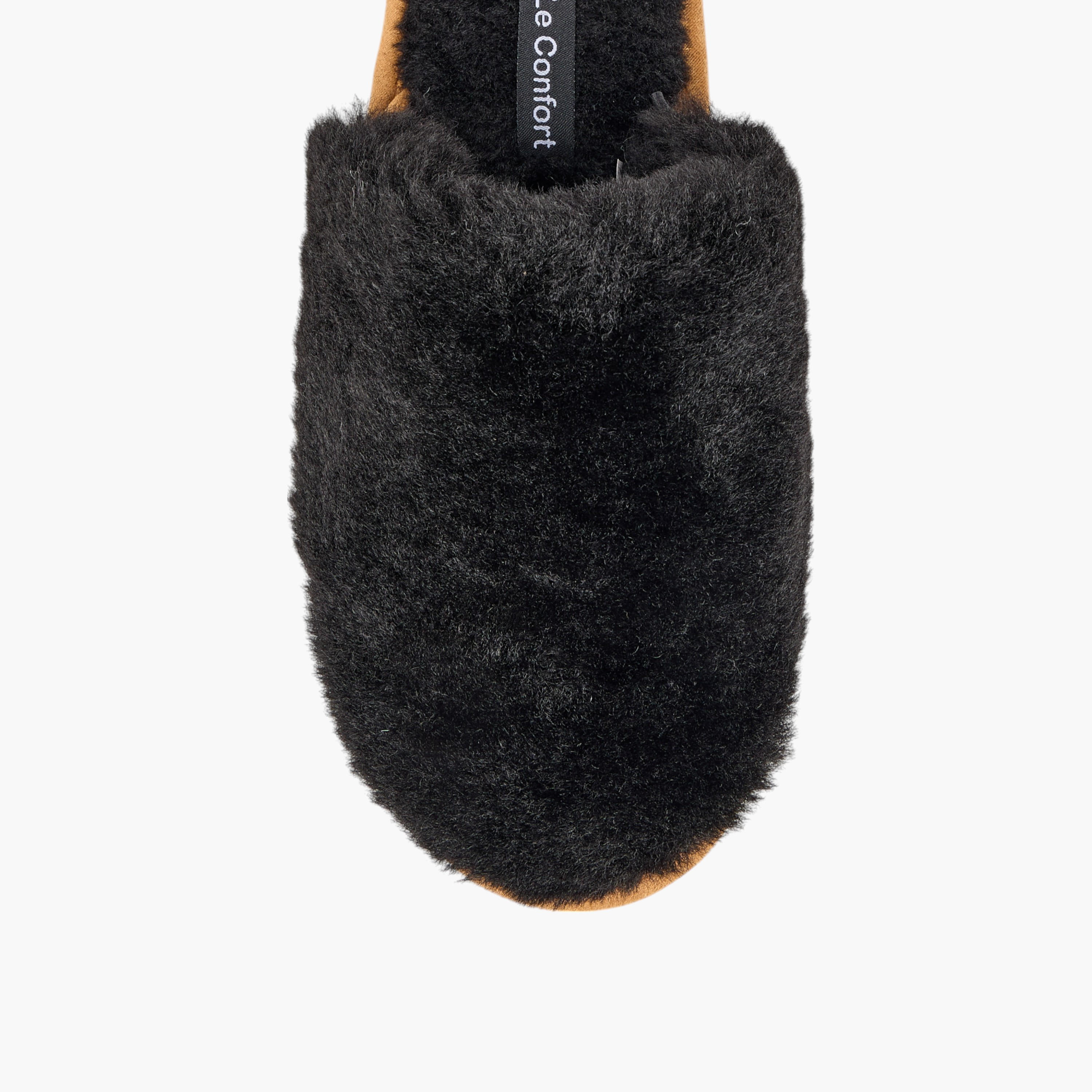 Le Confort Faux Fur Textured Bedroom Mules-women-shoes-bedroomslippers-image-3