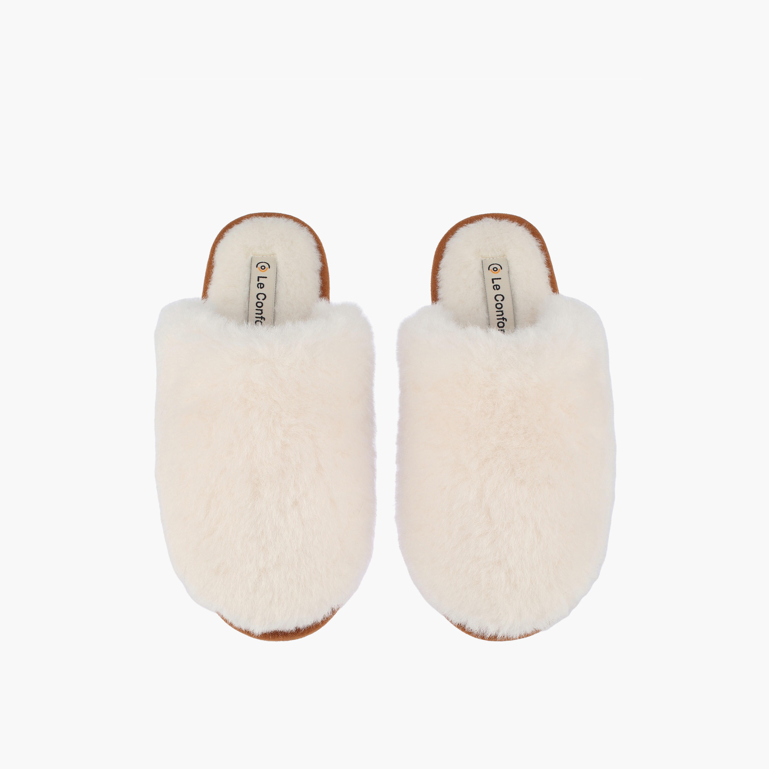 حذاء ميول فرو صناعي للمنزل بملمس بارز للنساء من لو كونفورت-women-shoes-bedroomslippers-image-1