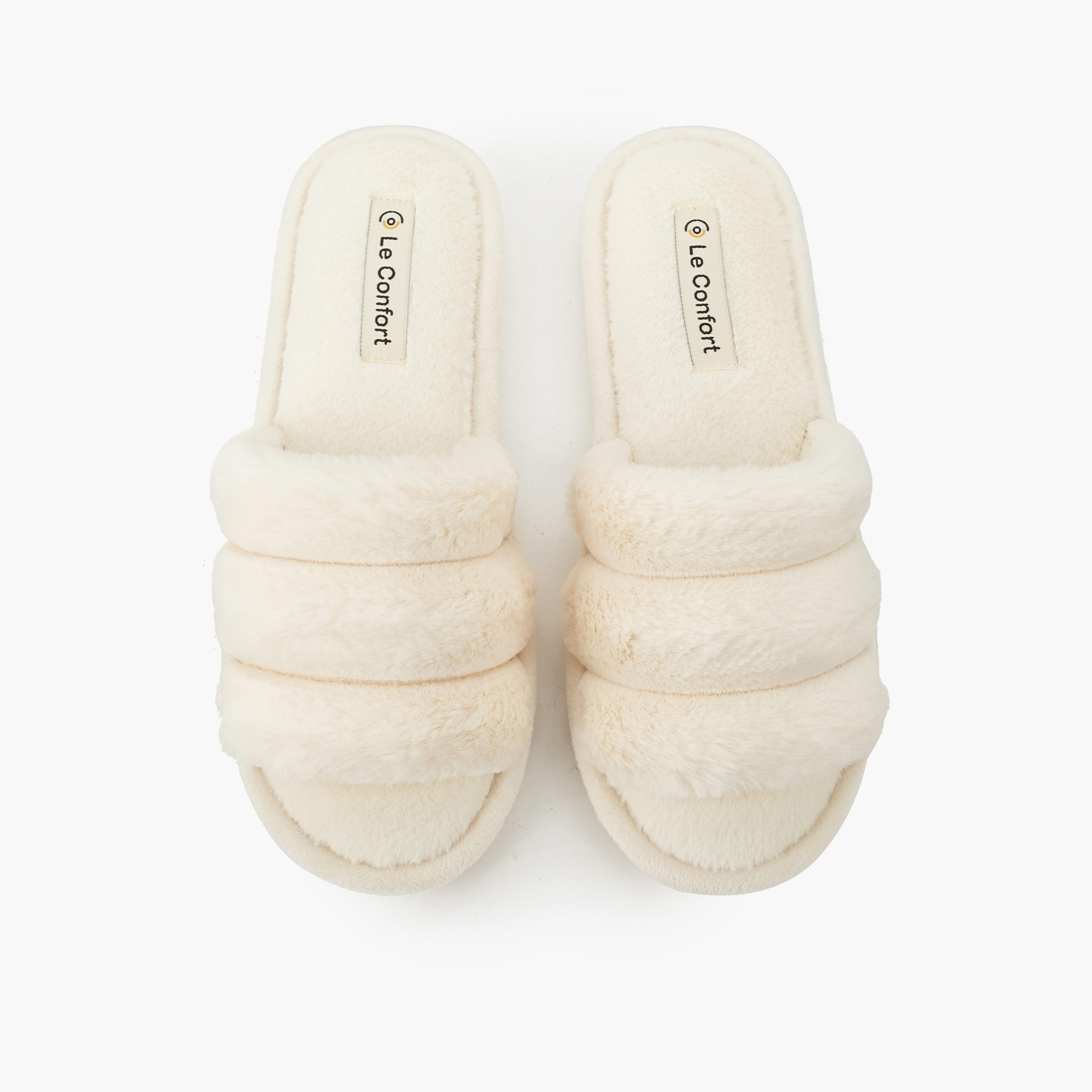 Le Confort Women Faux Fur Bedroom Slippers-women-shoes-flipflopsandslides-image-1