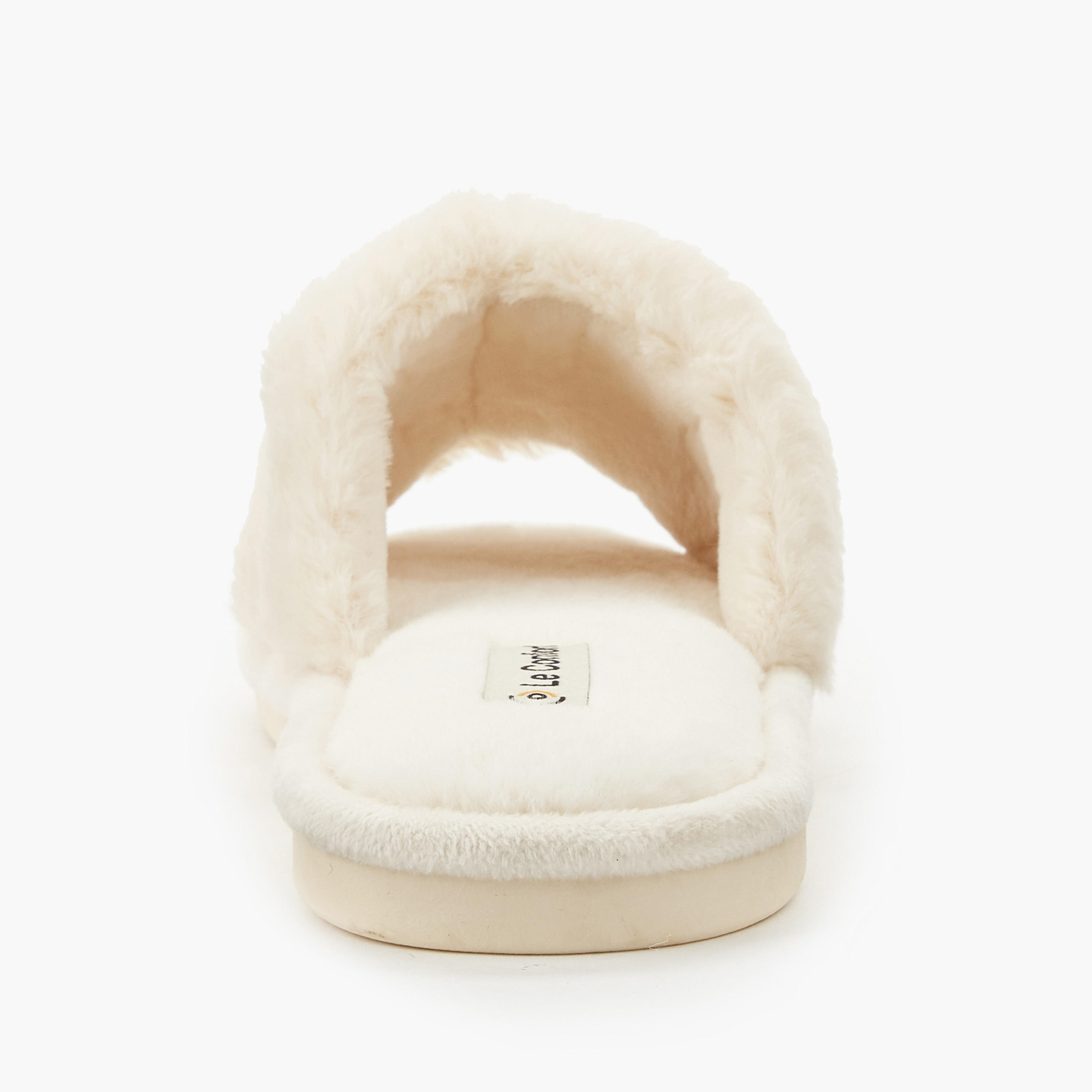 Le Confort Women Faux Fur Bedroom Slippers-women-shoes-flipflopsandslides-image-5
