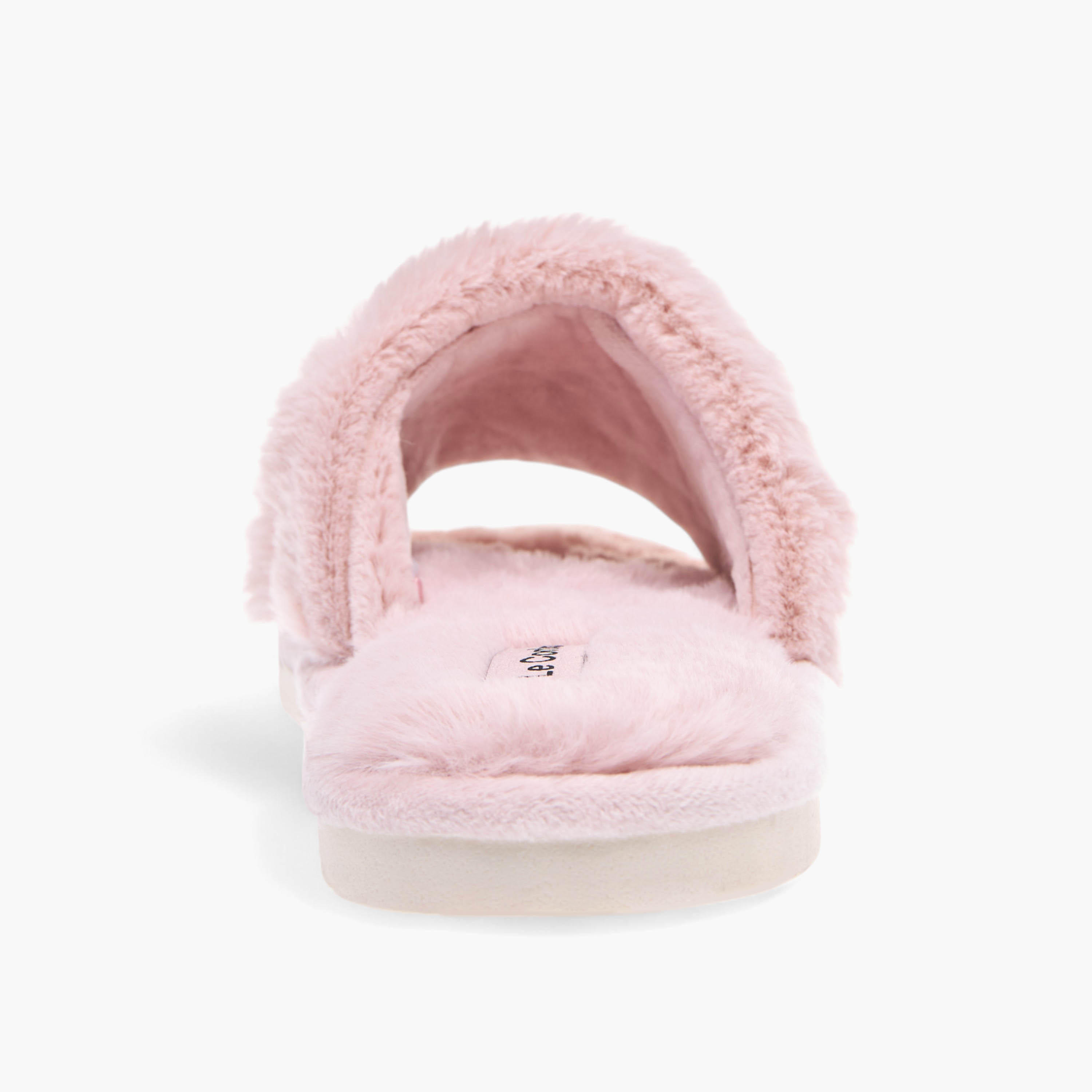 Le Confort Women Faux Fur Bedroom Slippers-women-shoes-flipflopsandslides-image-4