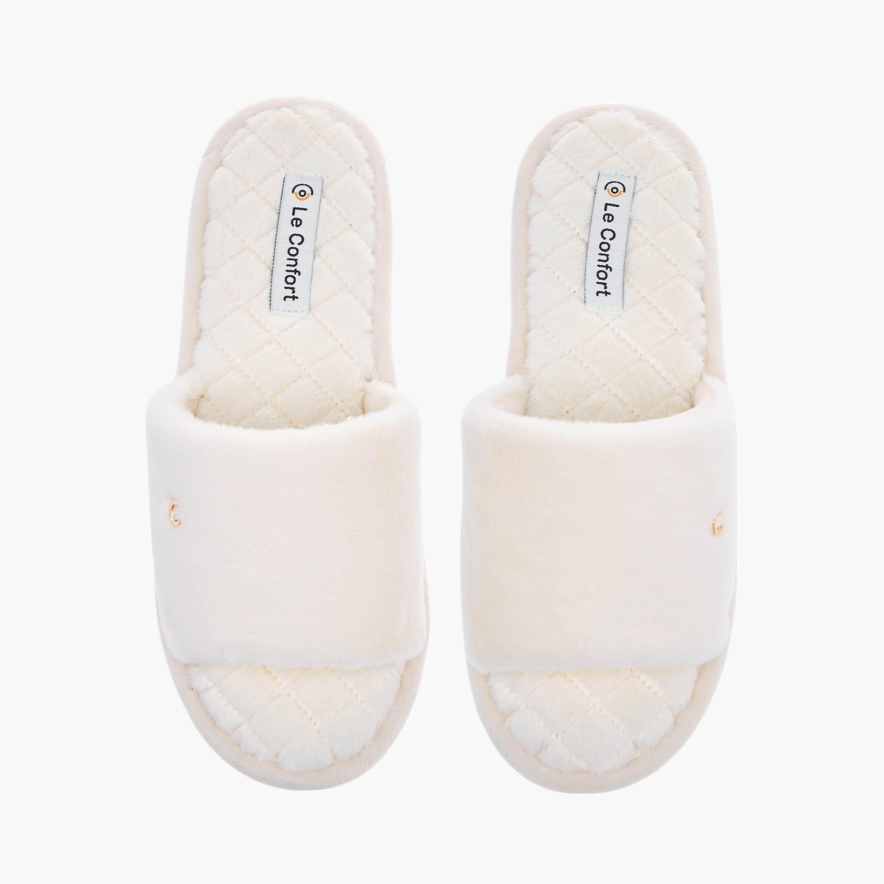 Le Confort Quilted Slip-On Bedroom Slippers-women-shoes-flipflopsandslides-image-1