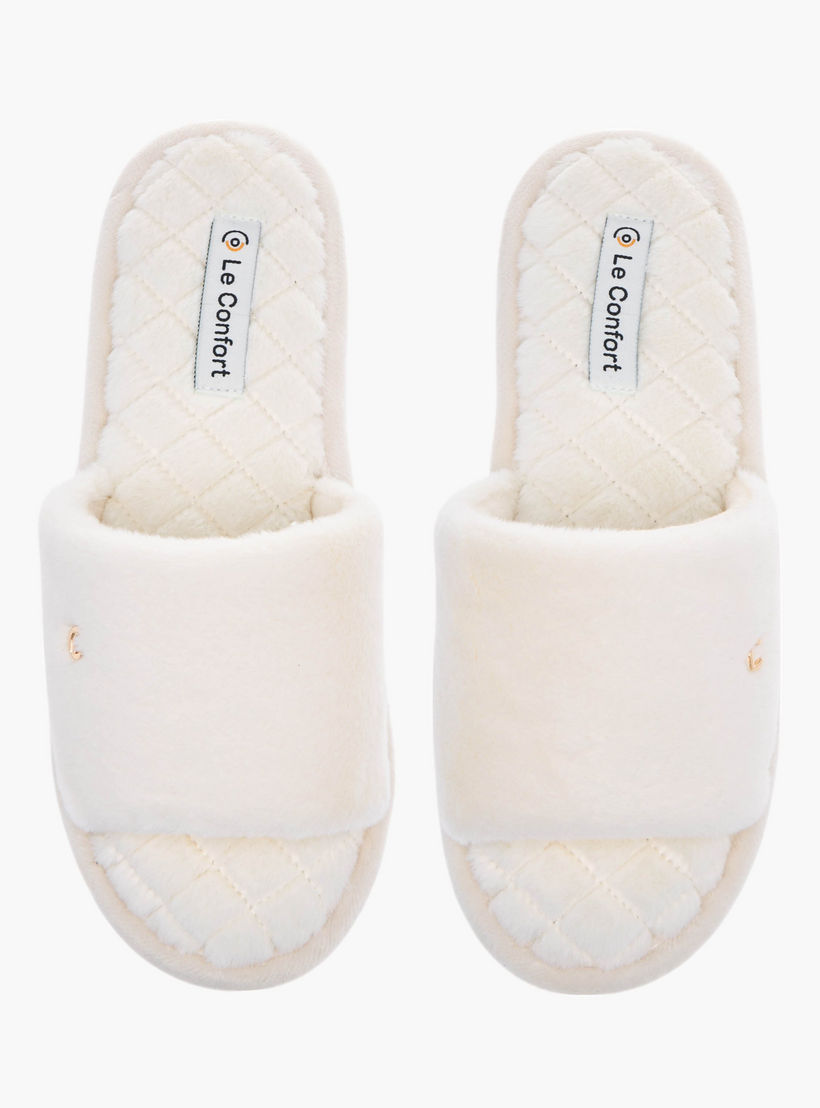 Le Confort Quilted Slip-On Bedroom Slippers-women-shoes-flipflopsandslides-image-1
