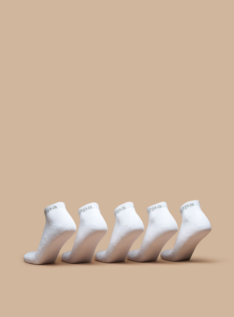 Kappa Printed Ankle Length Cushioned Socks - Set of 5-men-socks-image-3