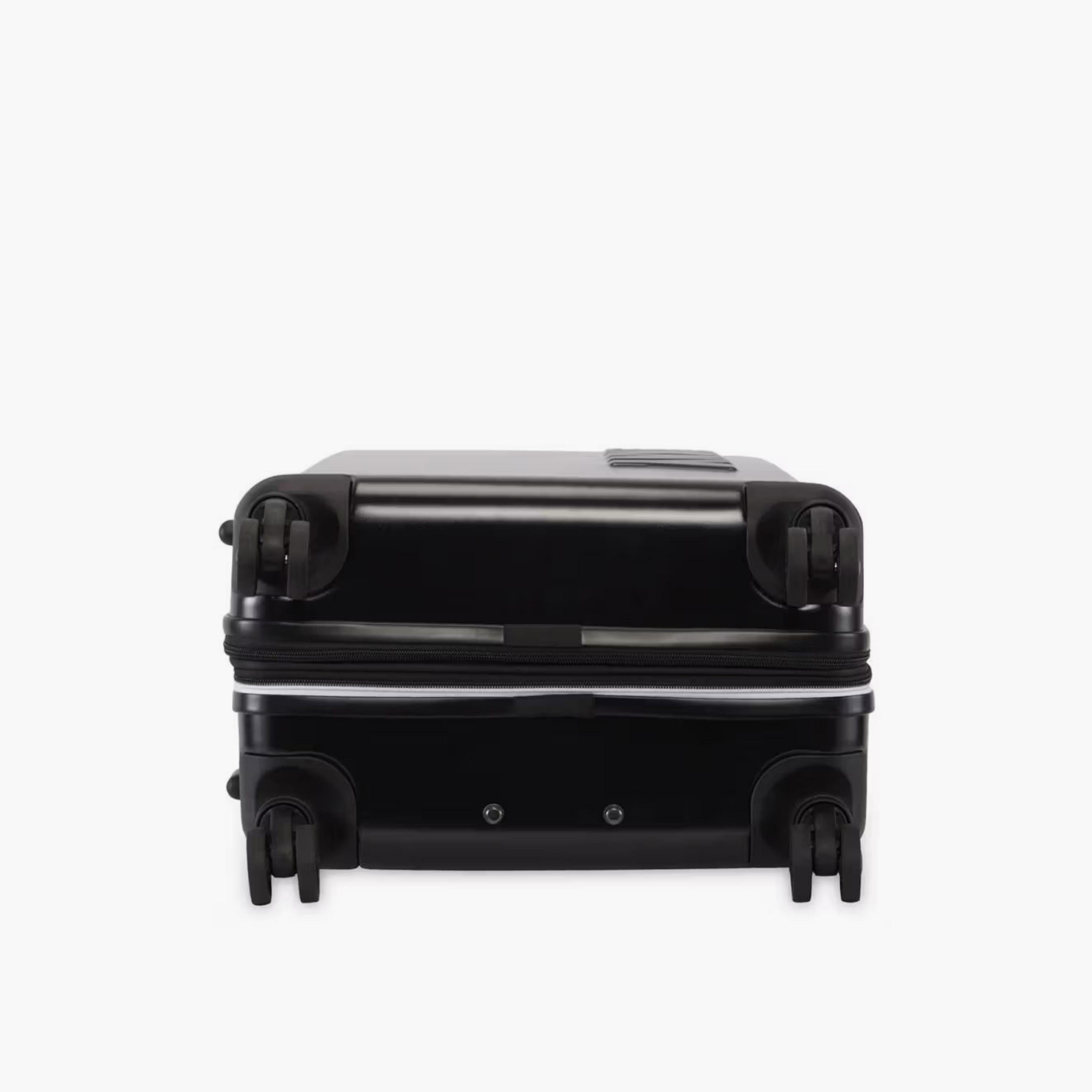 DKNY Logo Embossed Hardcase Luggage Trolley with Retractable Handle - 24 inches Check-In Bag-travel-luggagesandbags-luggage-image-6