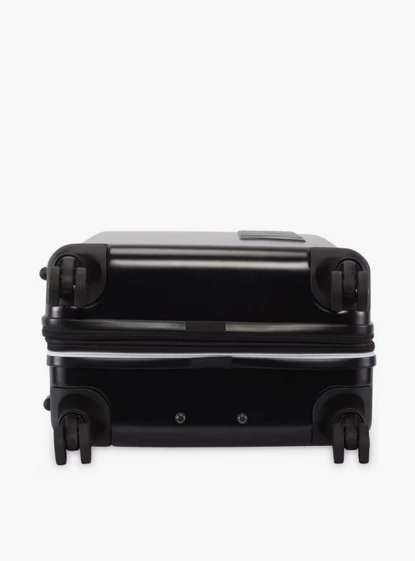 DKNY Logo Embossed Hardcase Luggage Trolley with Retractable Handle - 24 inches Check-In Bag-travel-luggagesandbags-luggage-image-6