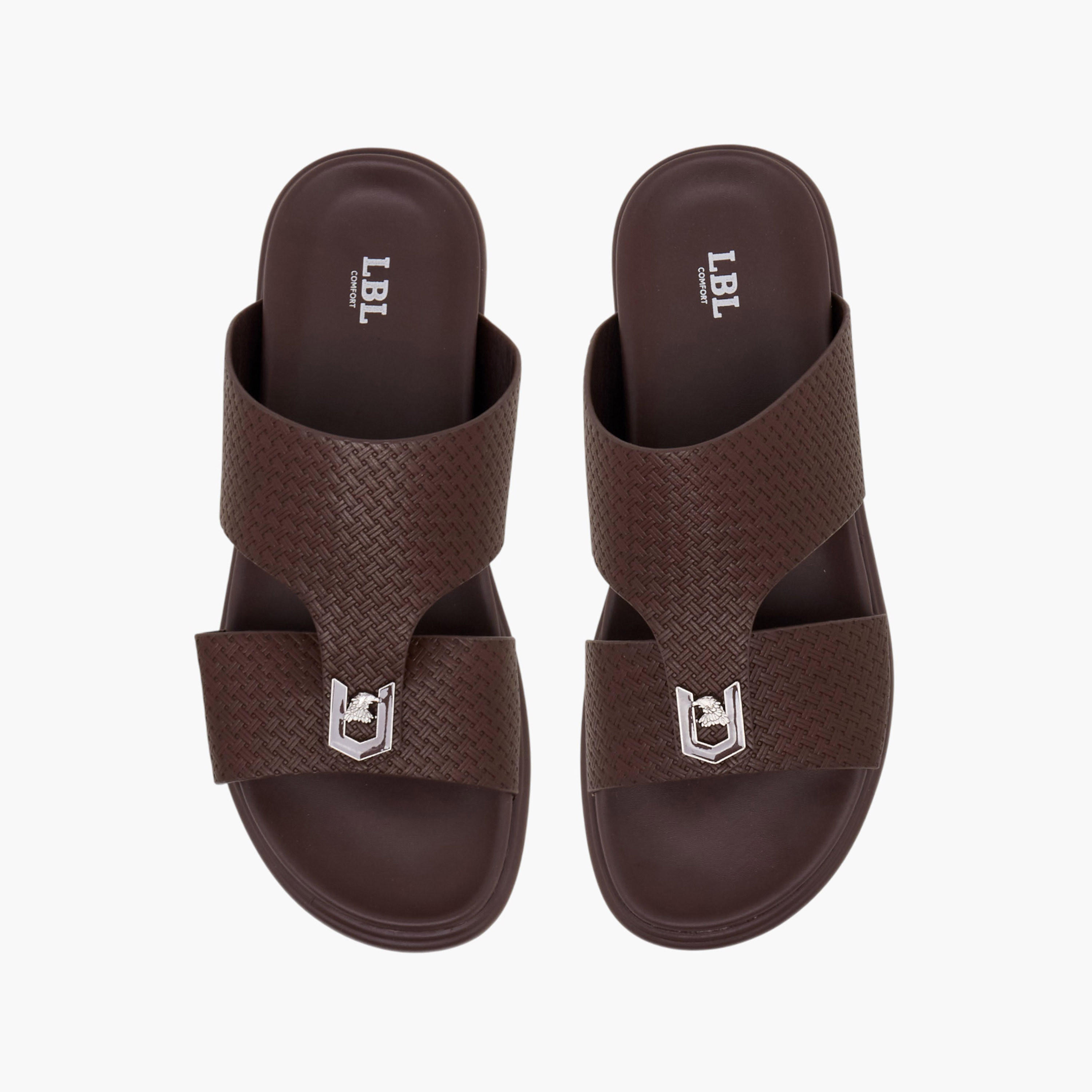 LBL by Shoexpress Men Textured Arabic Sandals-men-shoes-sandals-image-1