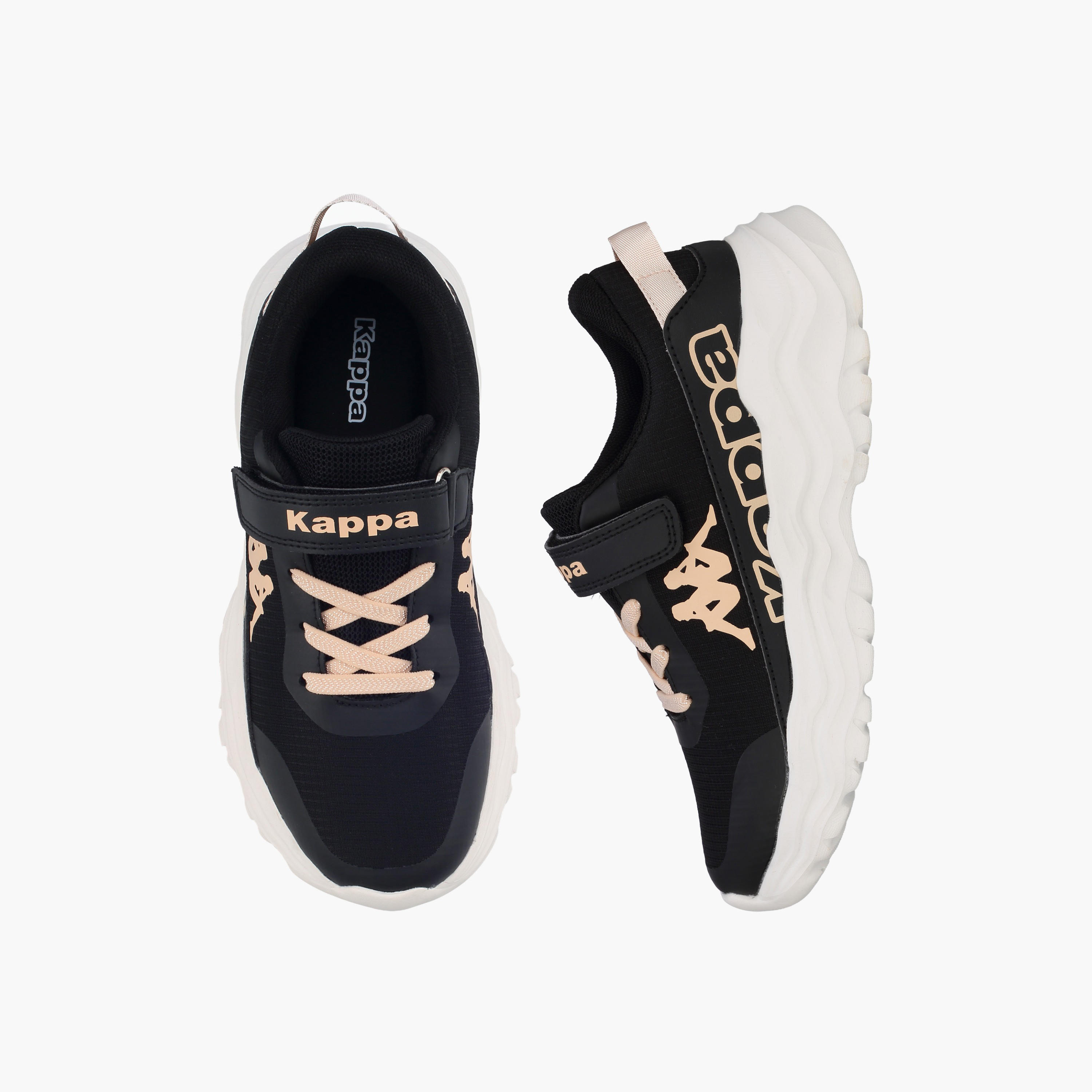 Kappa Girls Hook & Loop Sports Shoes-girls-shoes-sports-image-1