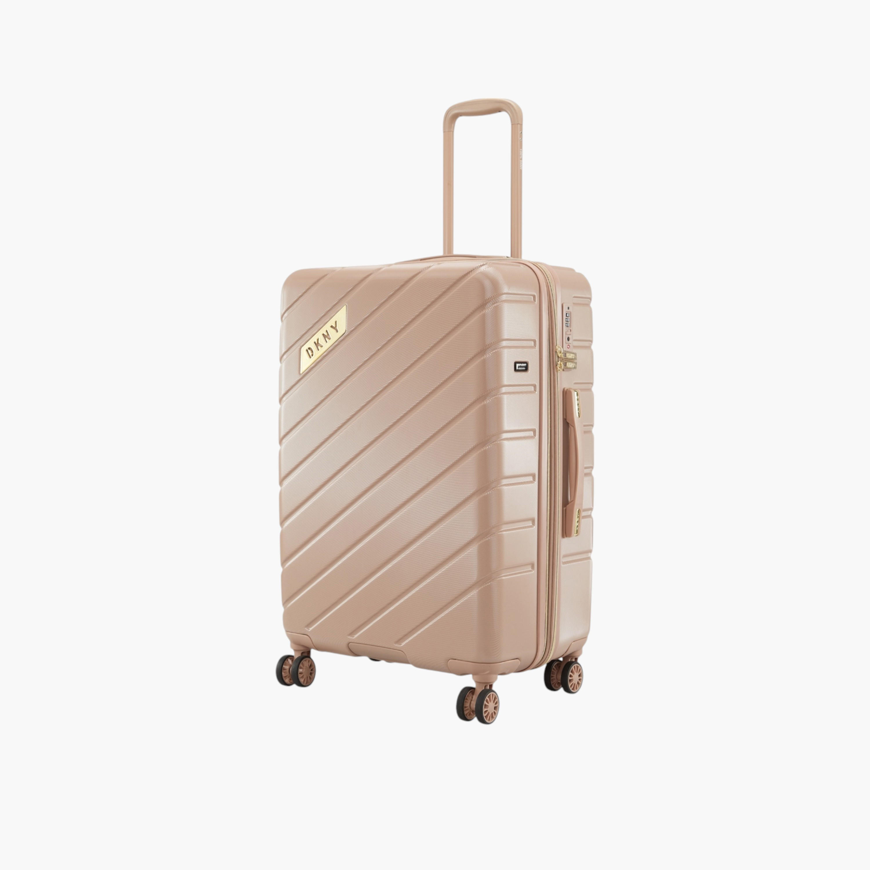DKNY 4-Wheel Hardcase Trolley Bag with Retractable Handle - 24 Inches - Check-In Bag-travel-luggagesandbags-luggage-image-1