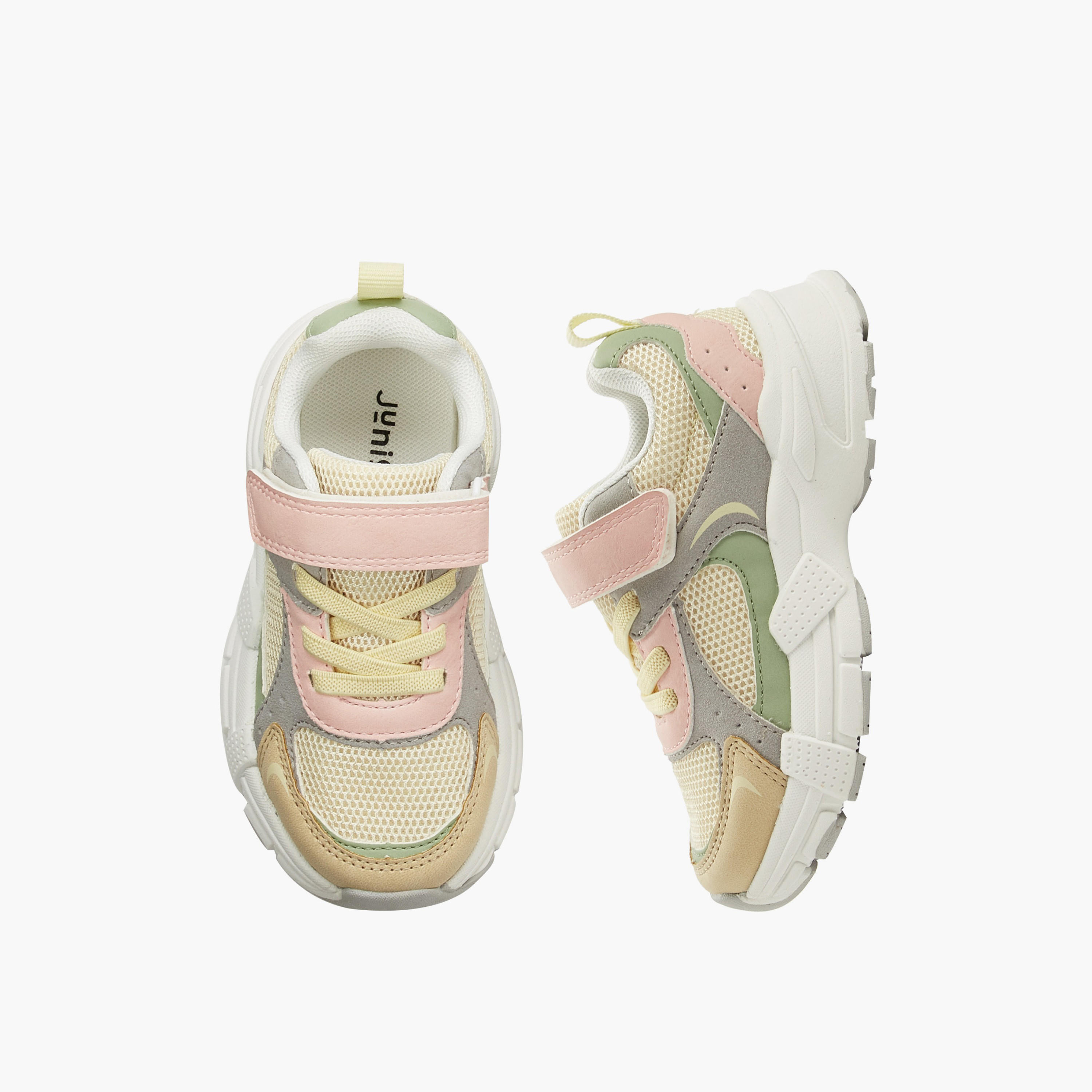 Juniors Girls Hook & Loop Ankle Sneakers-girls-shoes-sneakers-image-1