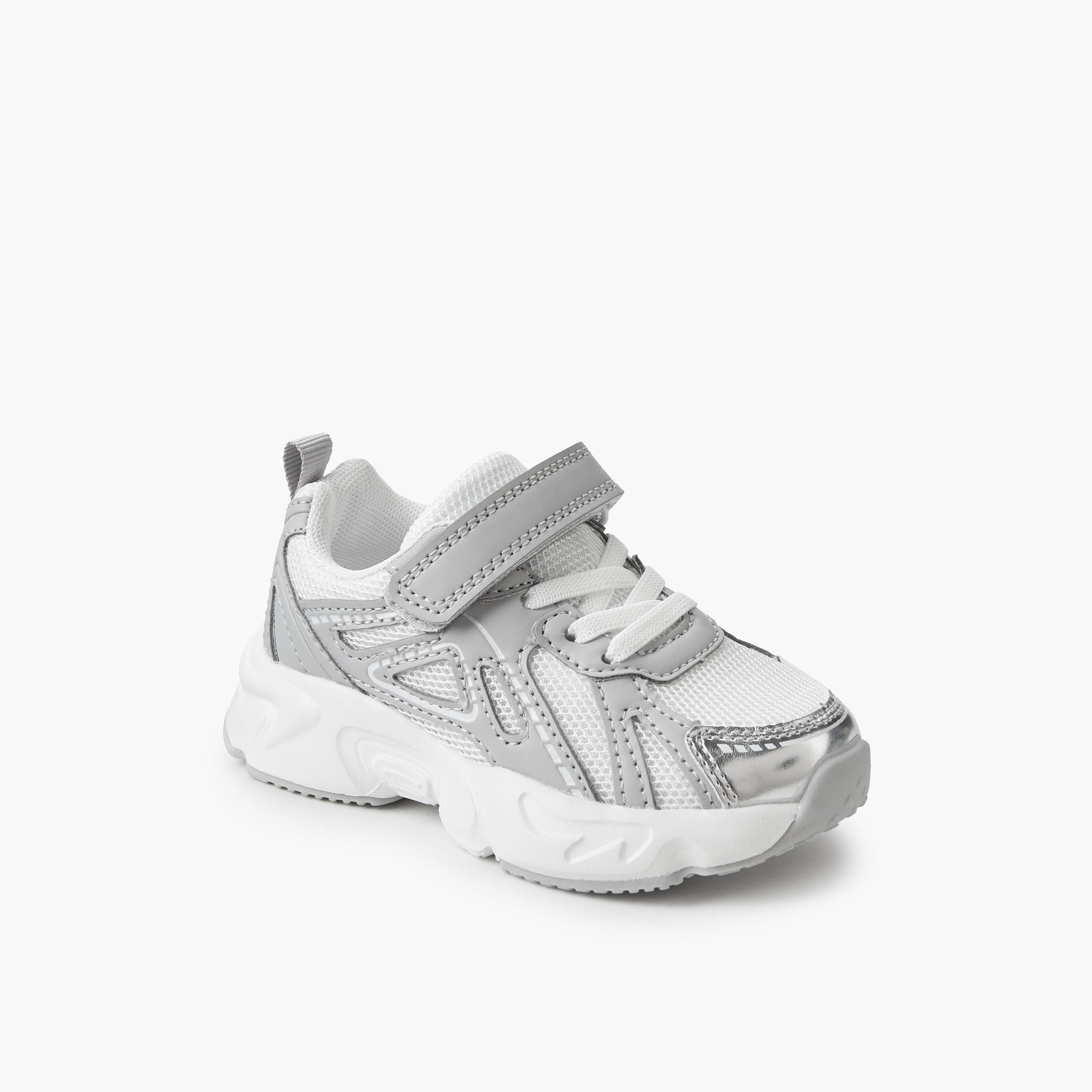 Juniors Boys Hook & Loop Sneakers-boys-shoes-sneakers-image-2