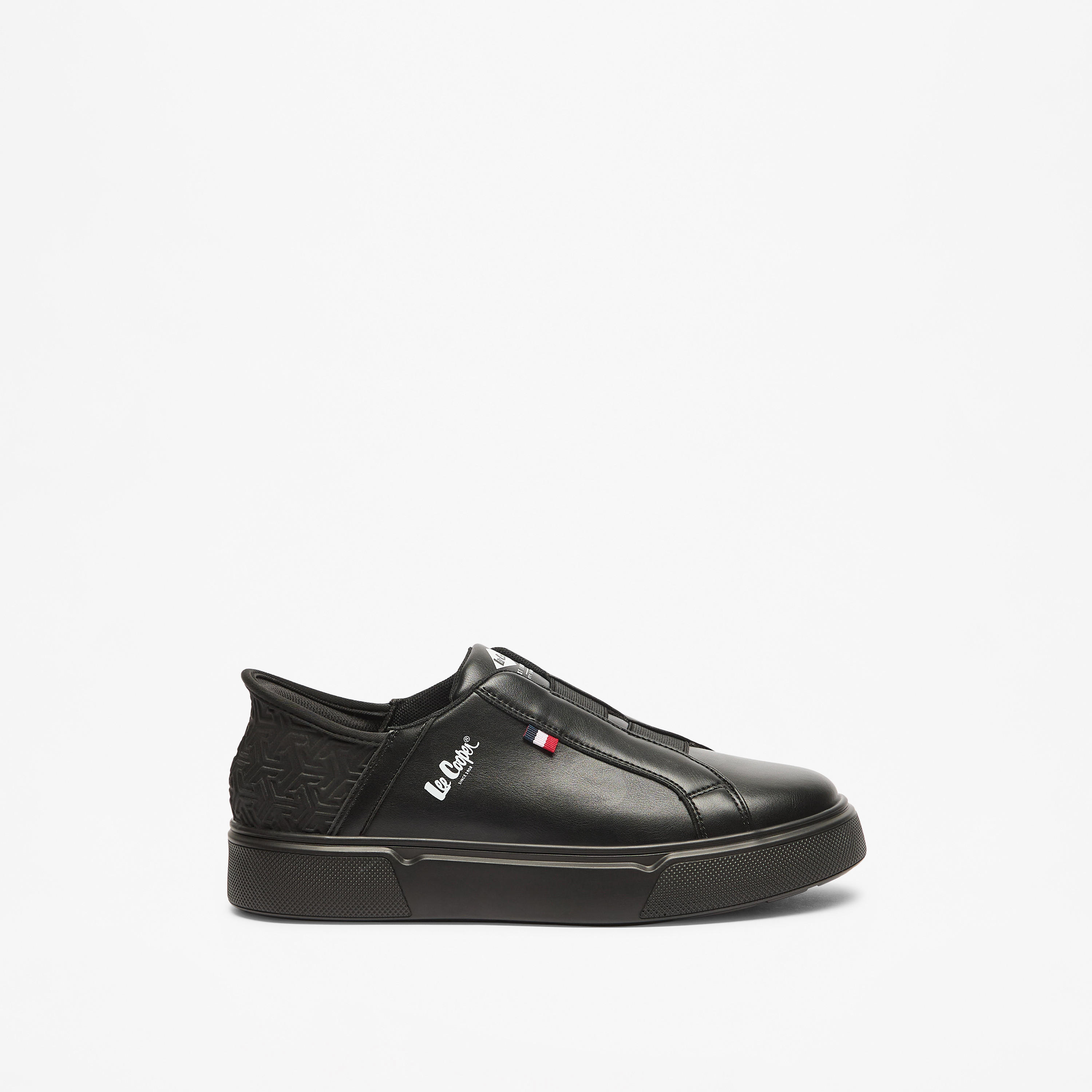 Lee Cooper Men's Panelled Slip-On Low Ankle Sneakers-men-shoes-sneakers-image-3