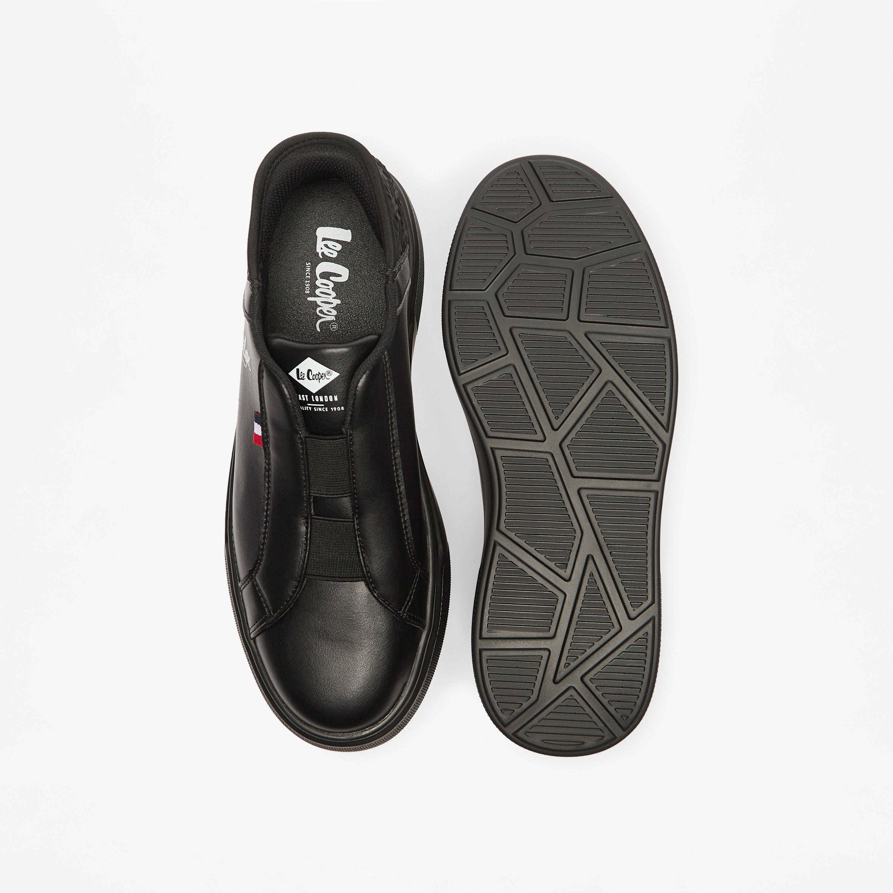 Lee Cooper Men's Panelled Slip-On Low Ankle Sneakers-men-shoes-sneakers-image-4