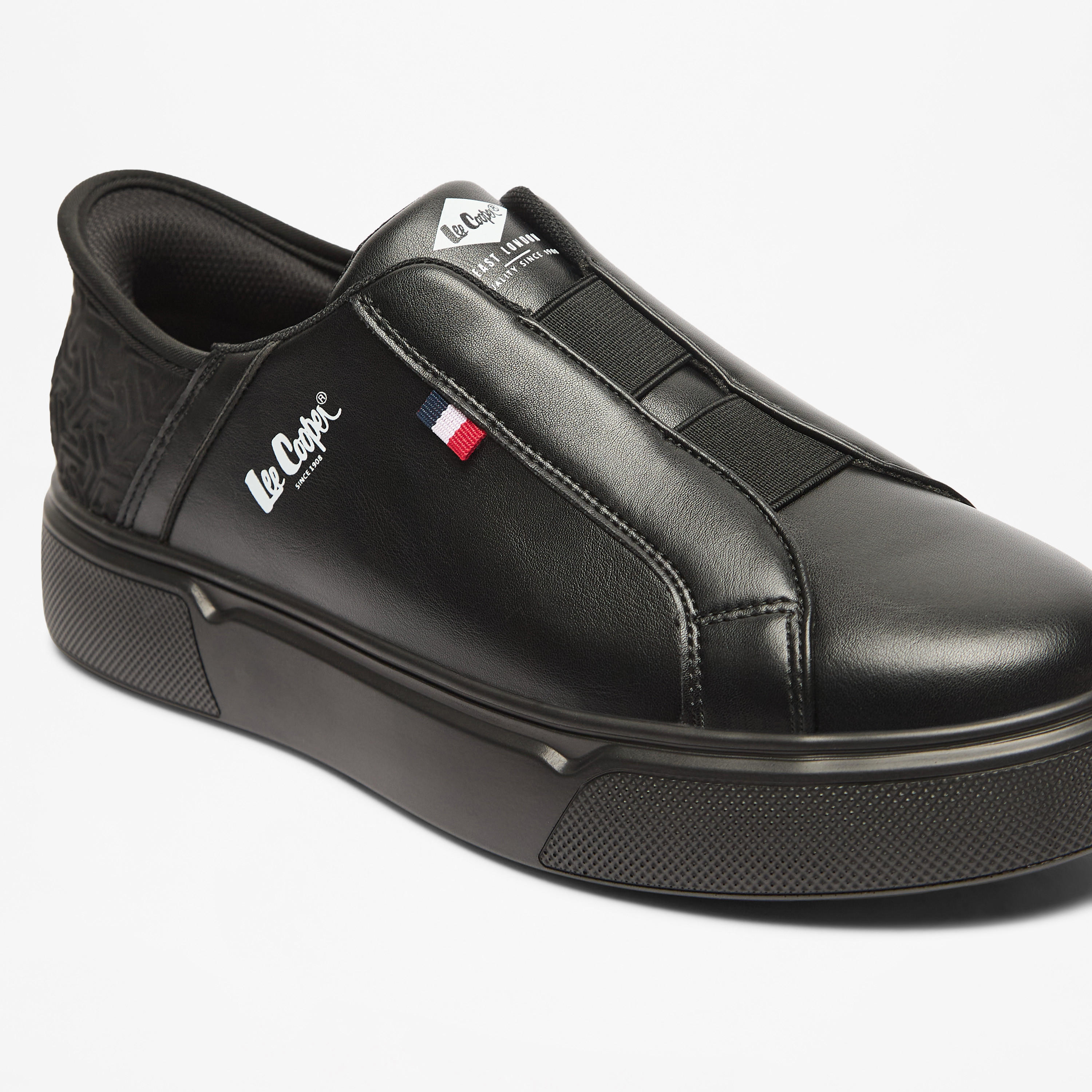 Lee Cooper Men's Panelled Slip-On Low Ankle Sneakers-men-shoes-sneakers-image-5