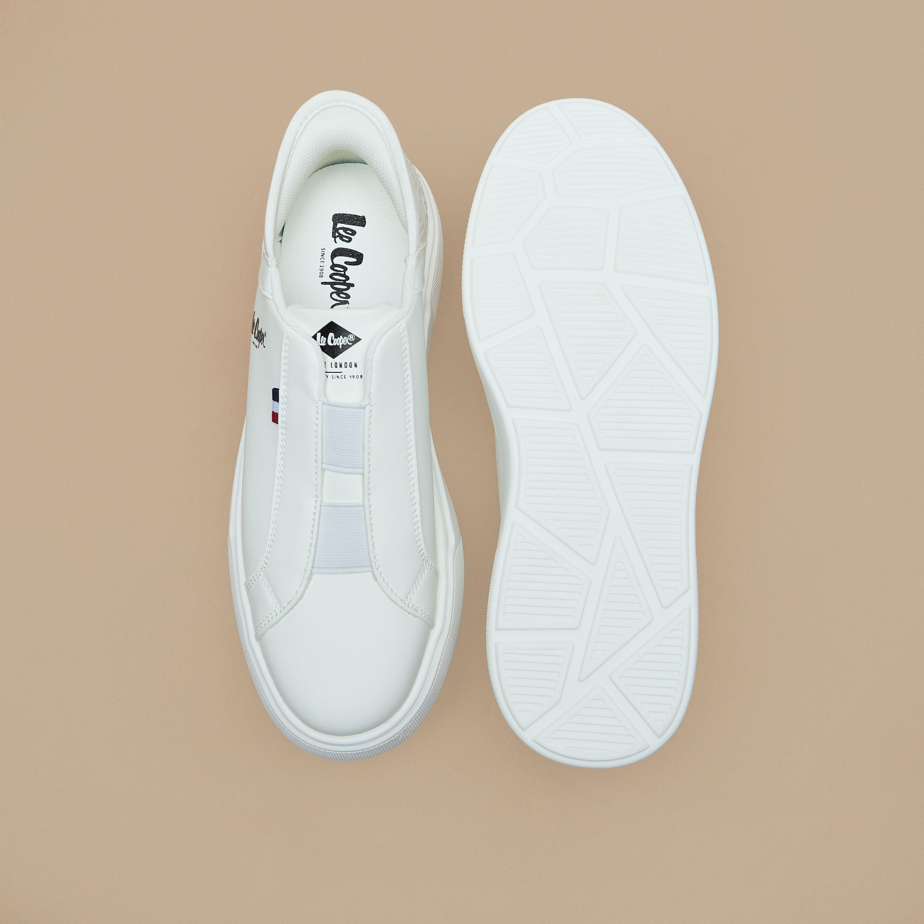 Lee Cooper Men's Panelled Slip-On Low Ankle Sneakers-men-shoes-sneakers-image-4