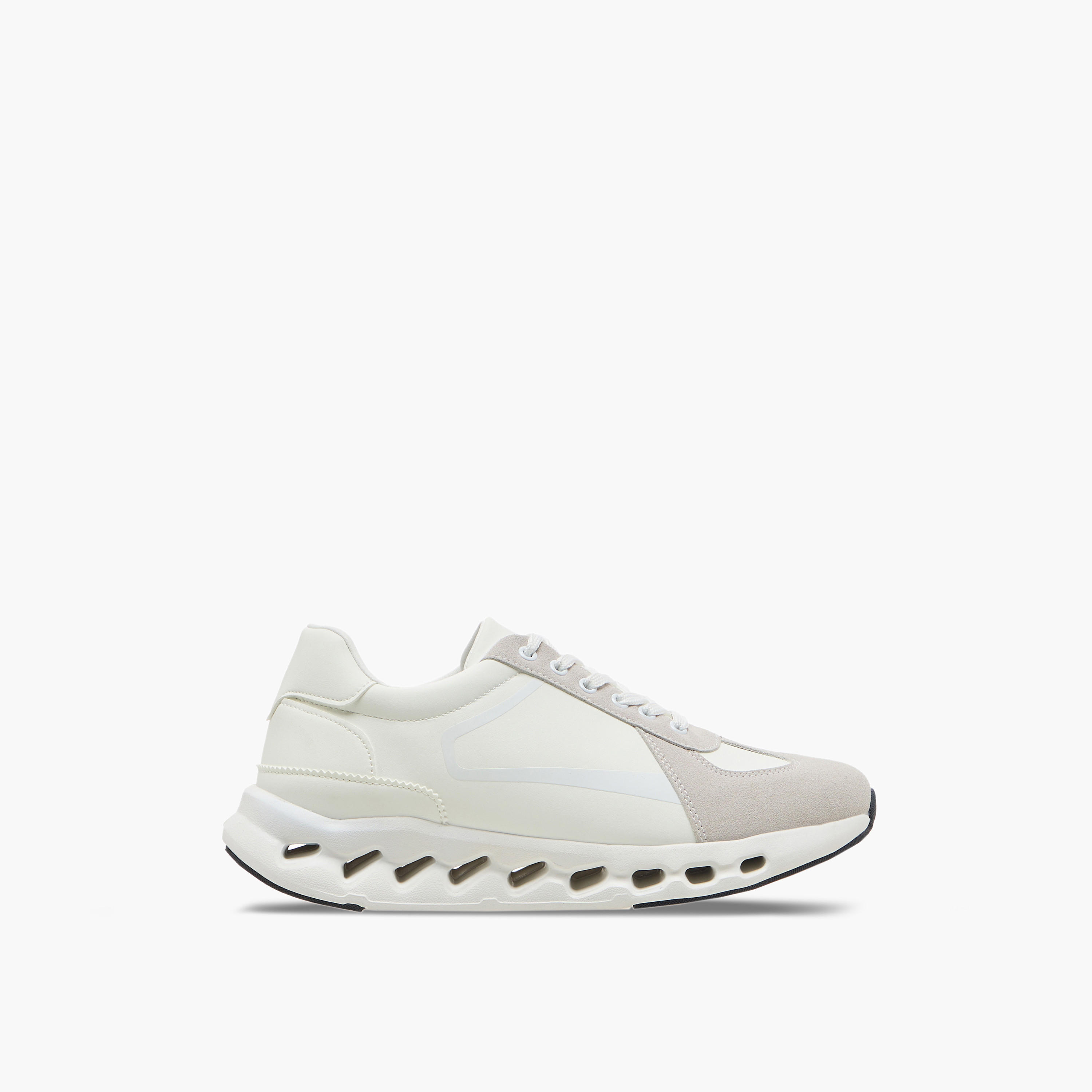 LBL by Shoexpress Panelled Ankle Sneakers with Lace-Up Closure-men-shoes-sneakers-image-3