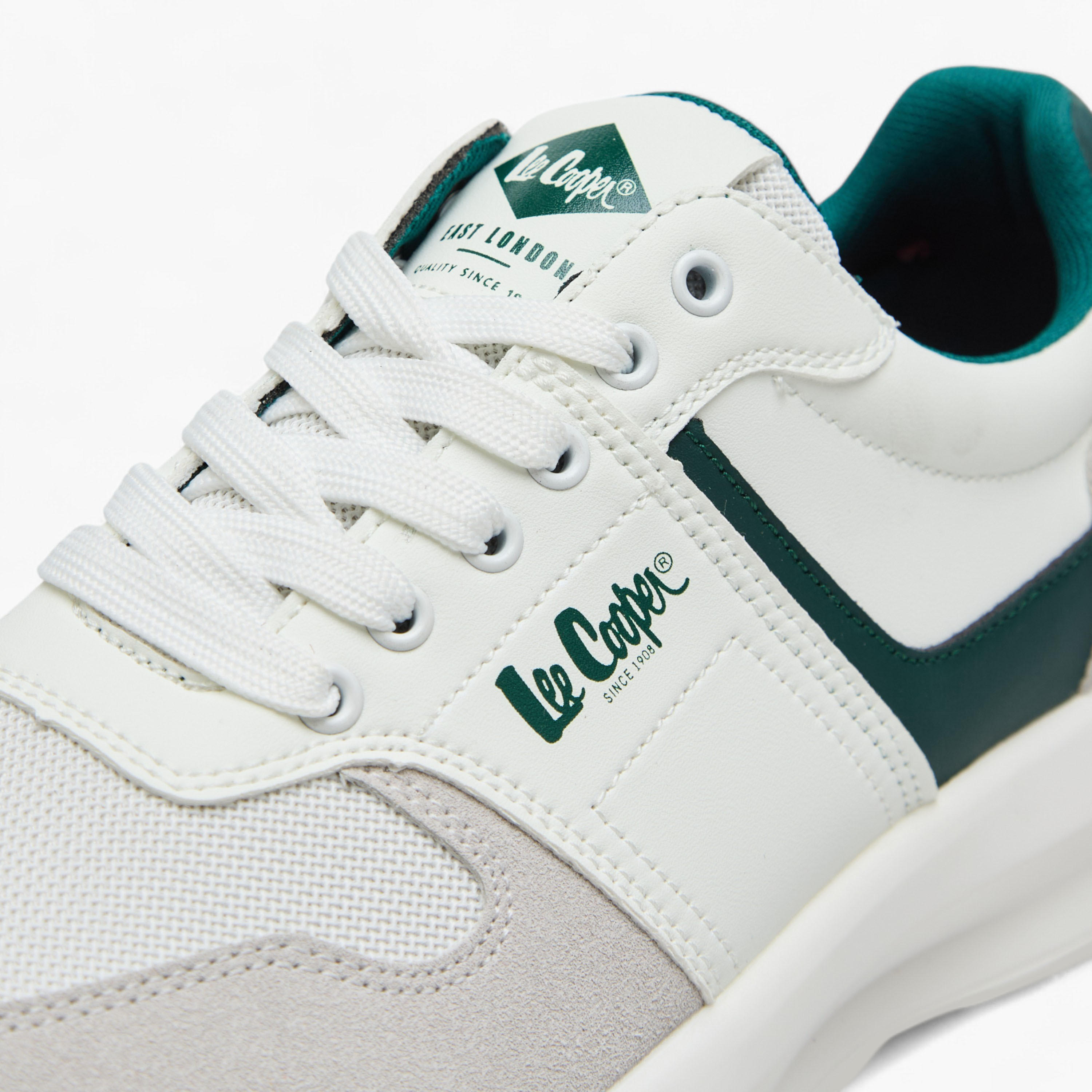 Lee Cooper Men's Panelled Sneakers with Lace-Up Closure-men-shoes-sneakers-image-4