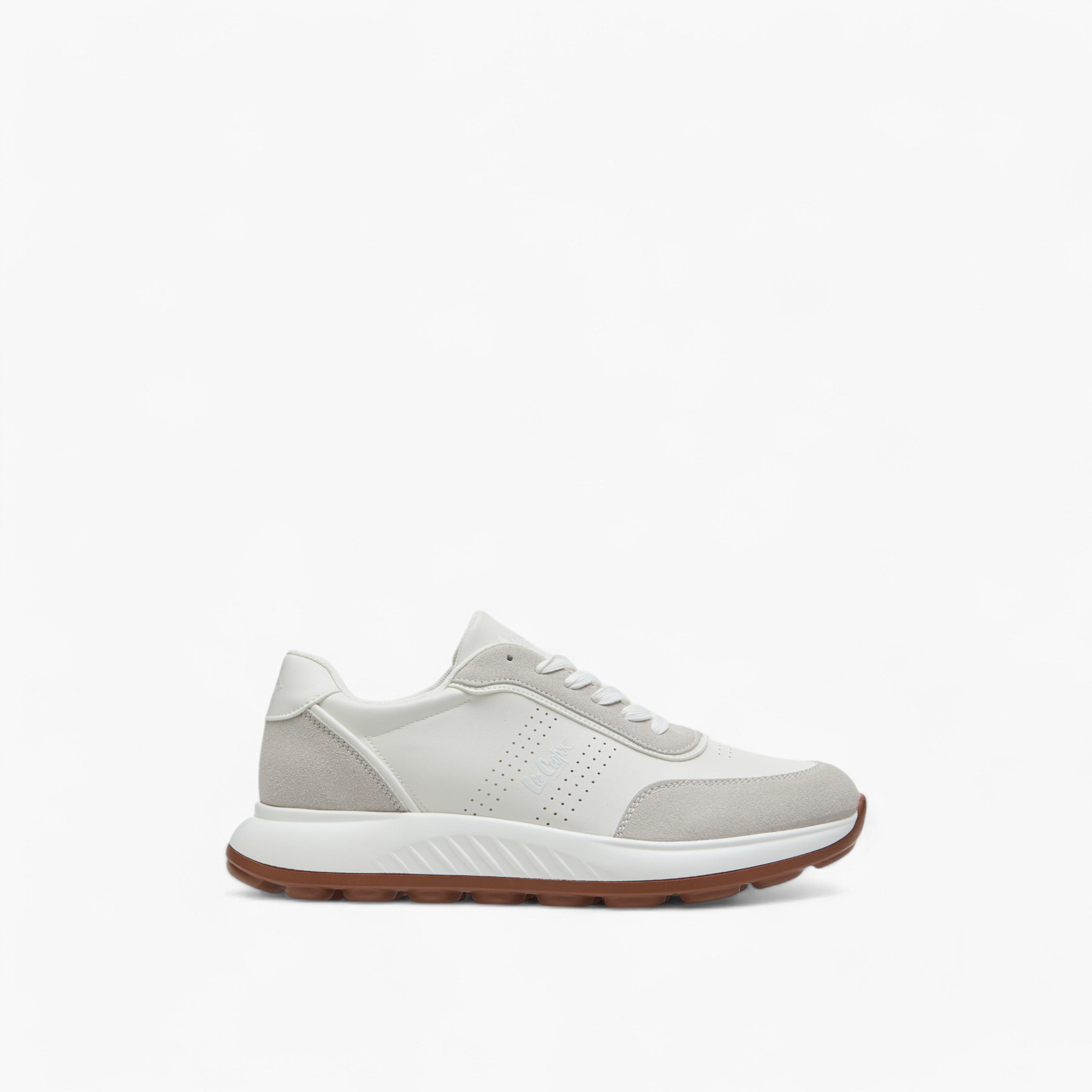 Lee Cooper Men's Panelled Sneakers with Lace-Up Closure-men-shoes-sneakers-image-3