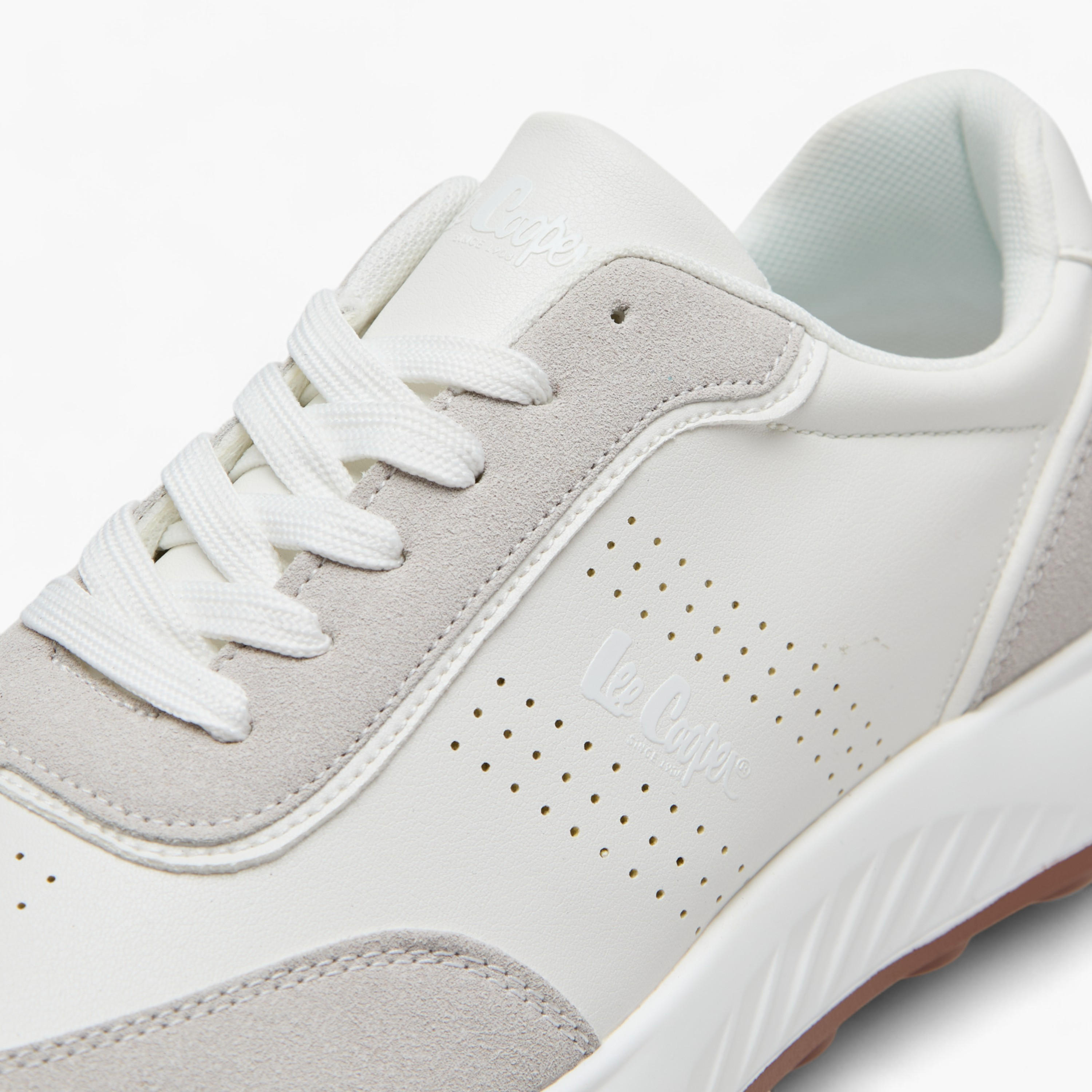 Lee Cooper Men's Panelled Sneakers with Lace-Up Closure-men-shoes-sneakers-image-4