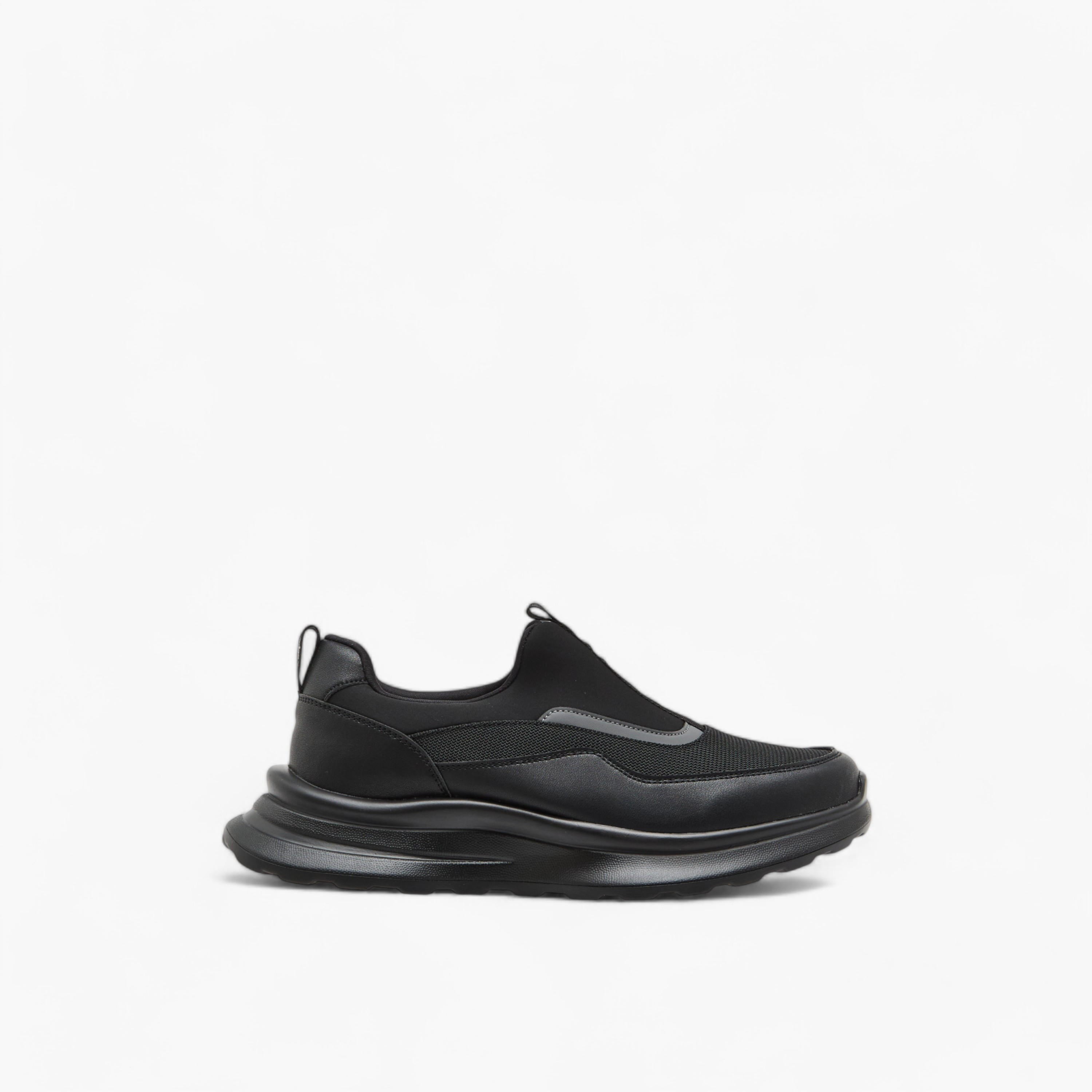 Lee Cooper Men's Panelled Slip-On Sneakers-men-shoes-sneakers-image-3