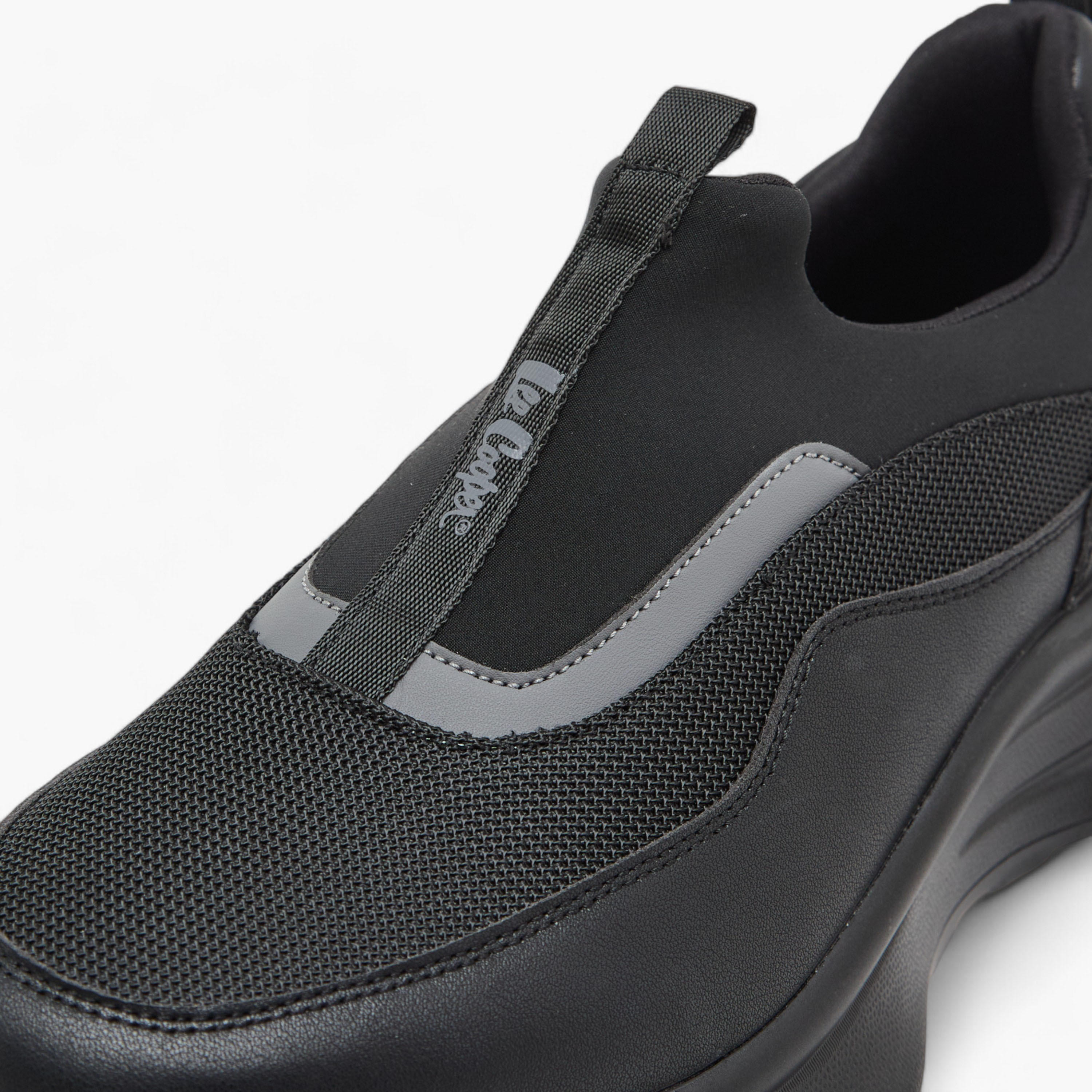 Lee Cooper Men's Panelled Slip-On Sneakers-men-shoes-sneakers-image-4