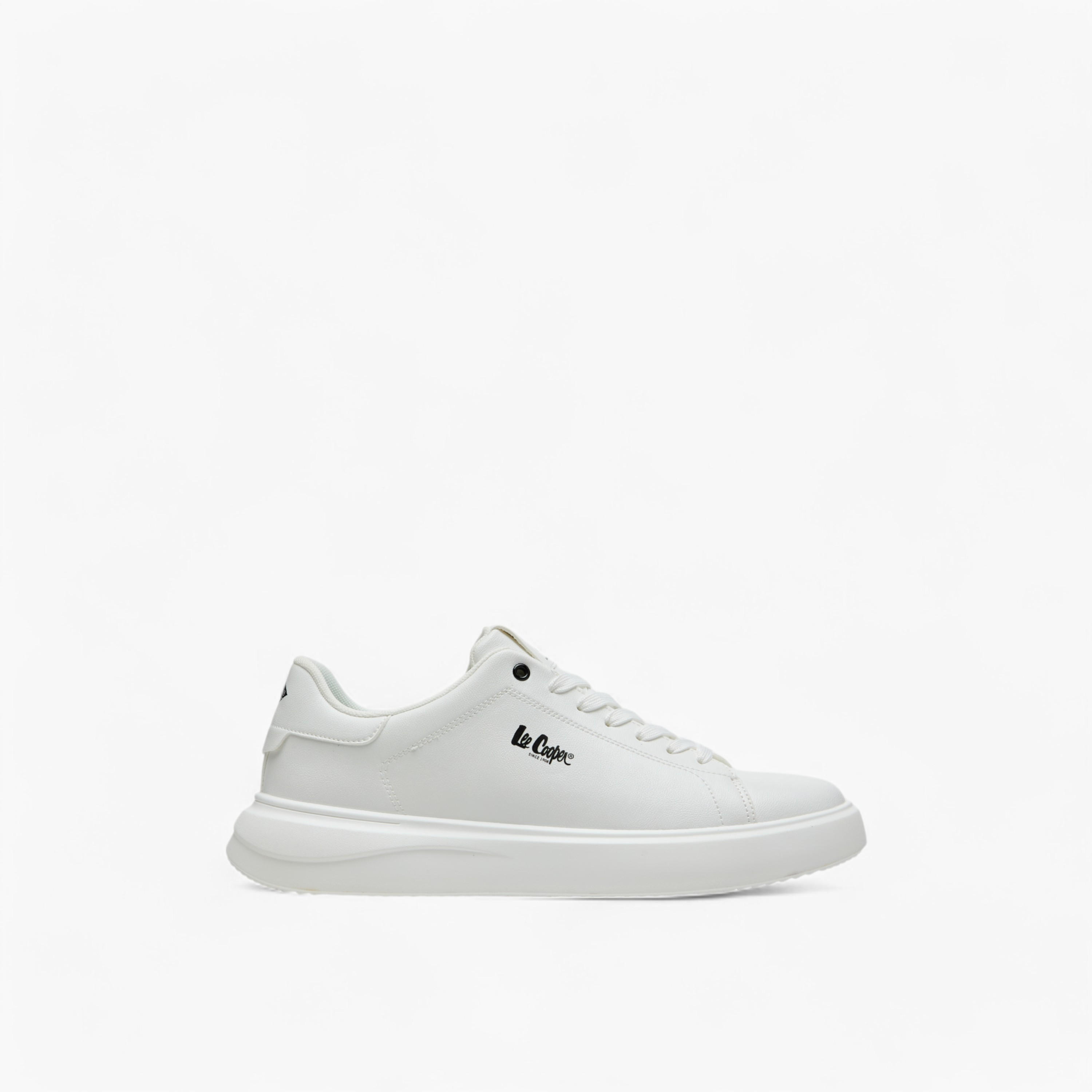 Lee Cooper Men's Logo Print Sneakers with Lace-Up Closure-men-shoes-sneakers-image-3