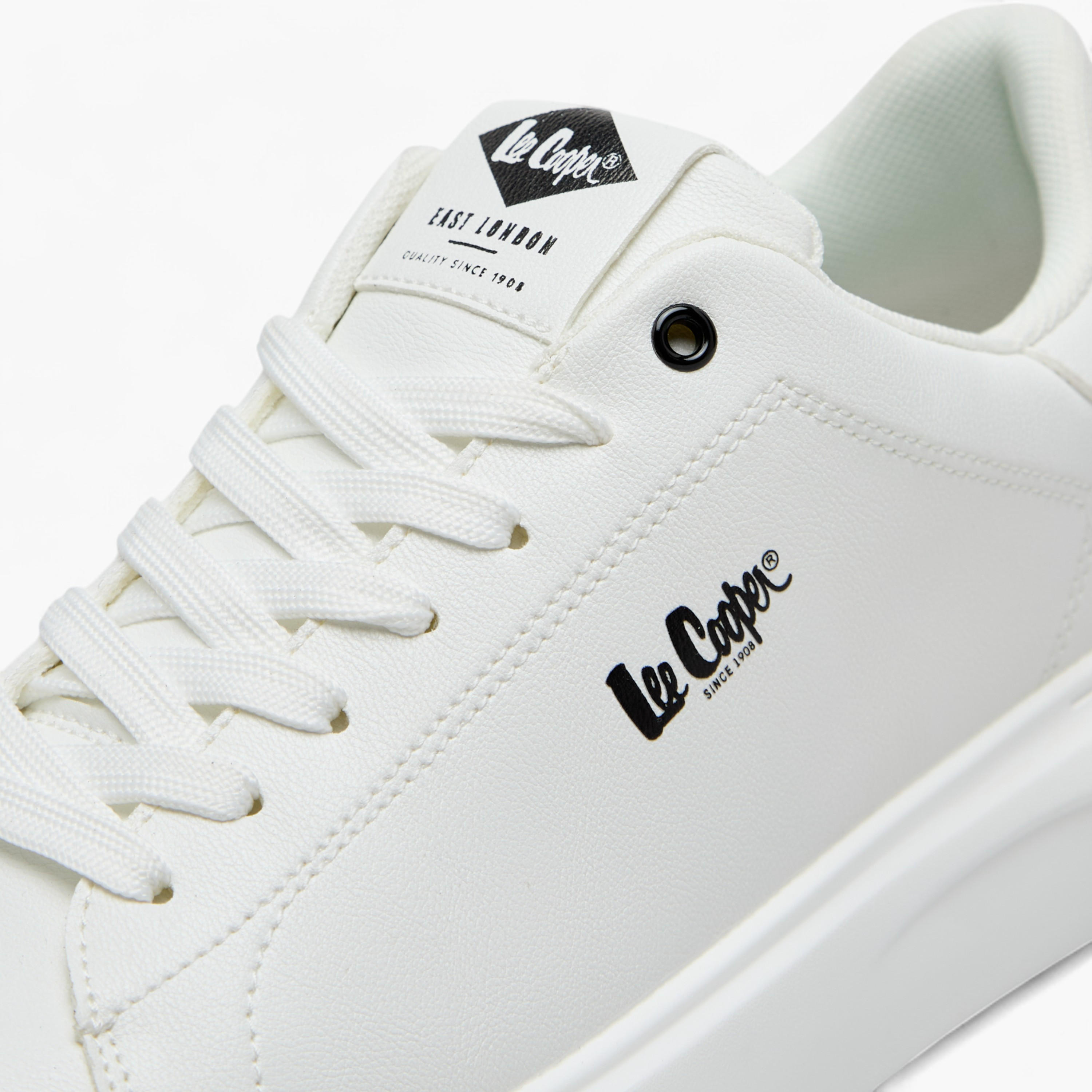 Lee Cooper Men's Logo Print Sneakers with Lace-Up Closure-men-shoes-sneakers-image-4