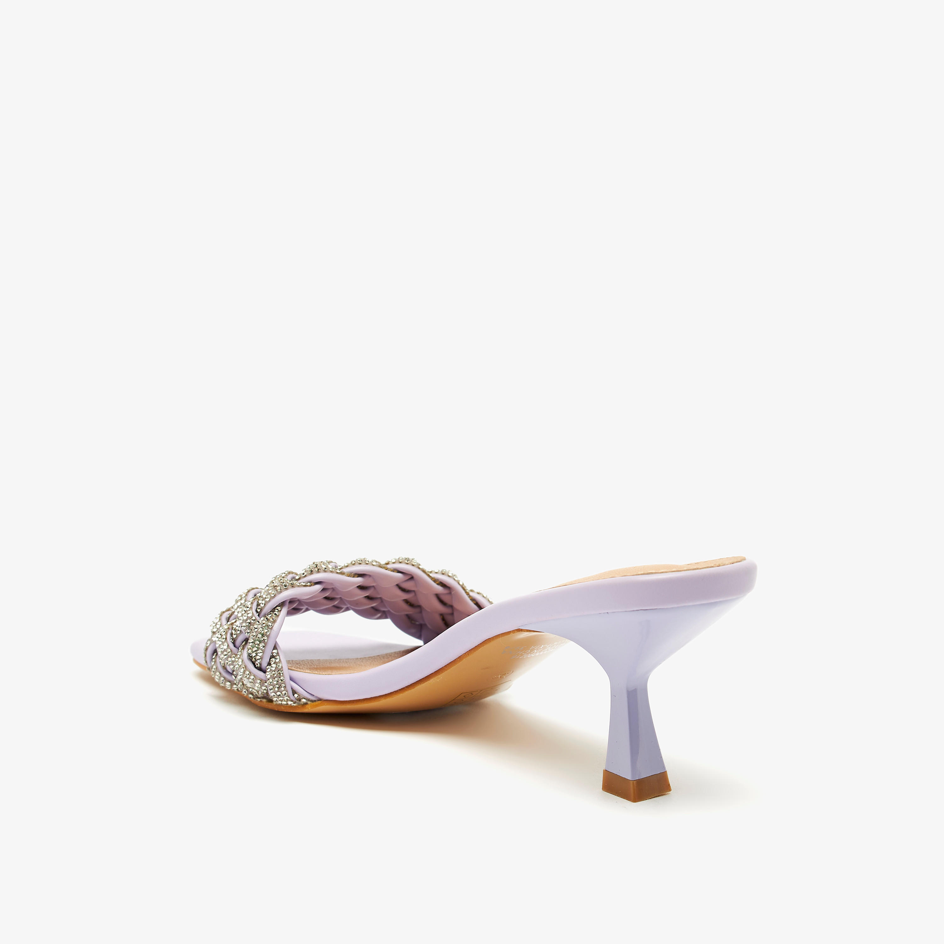 Embellished Open Toe Slip-On Sandals with kitten Heels-women-shoes-heels-image-2