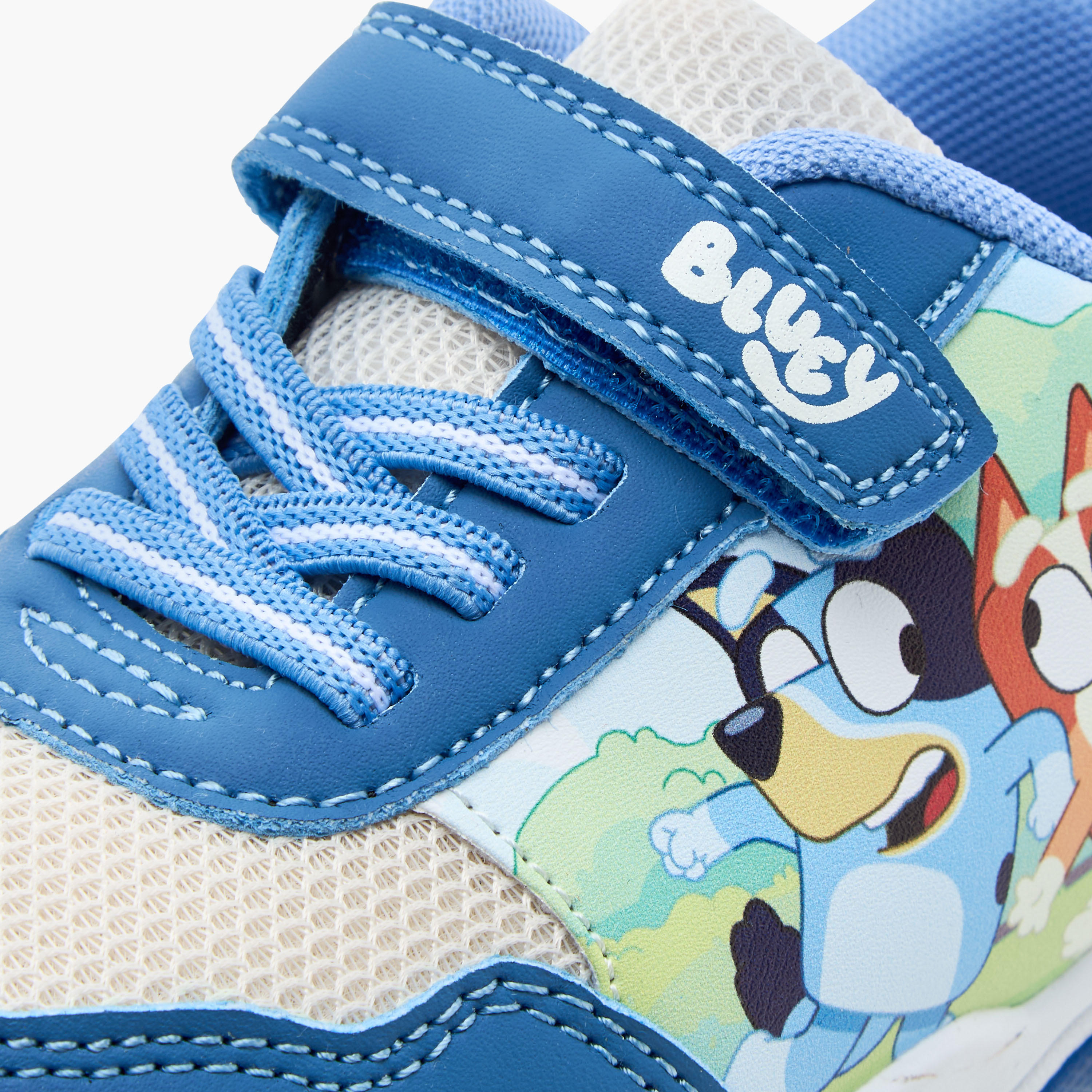 Bluey Printed Light-Up Sneakers with Hook and Loop Closure-boys-shoes-sneakers-image-5