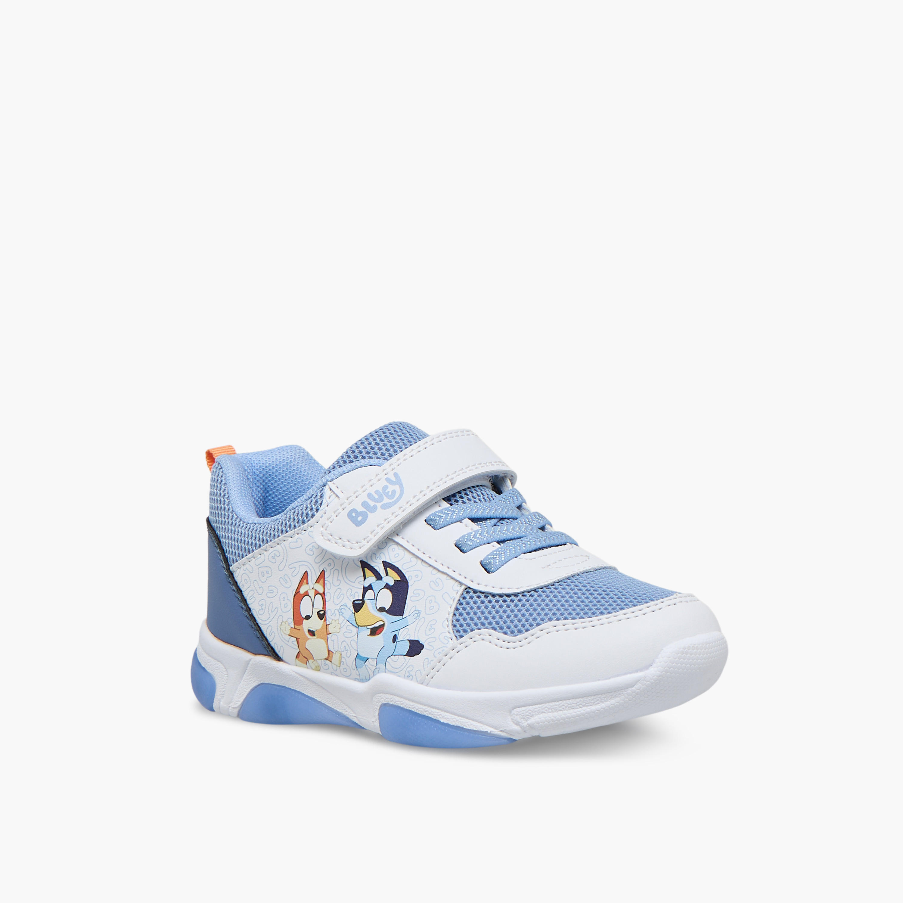 Bluey Kids Hook & Look Light-Up Sneakers-girls-shoes-sneakers-image-2