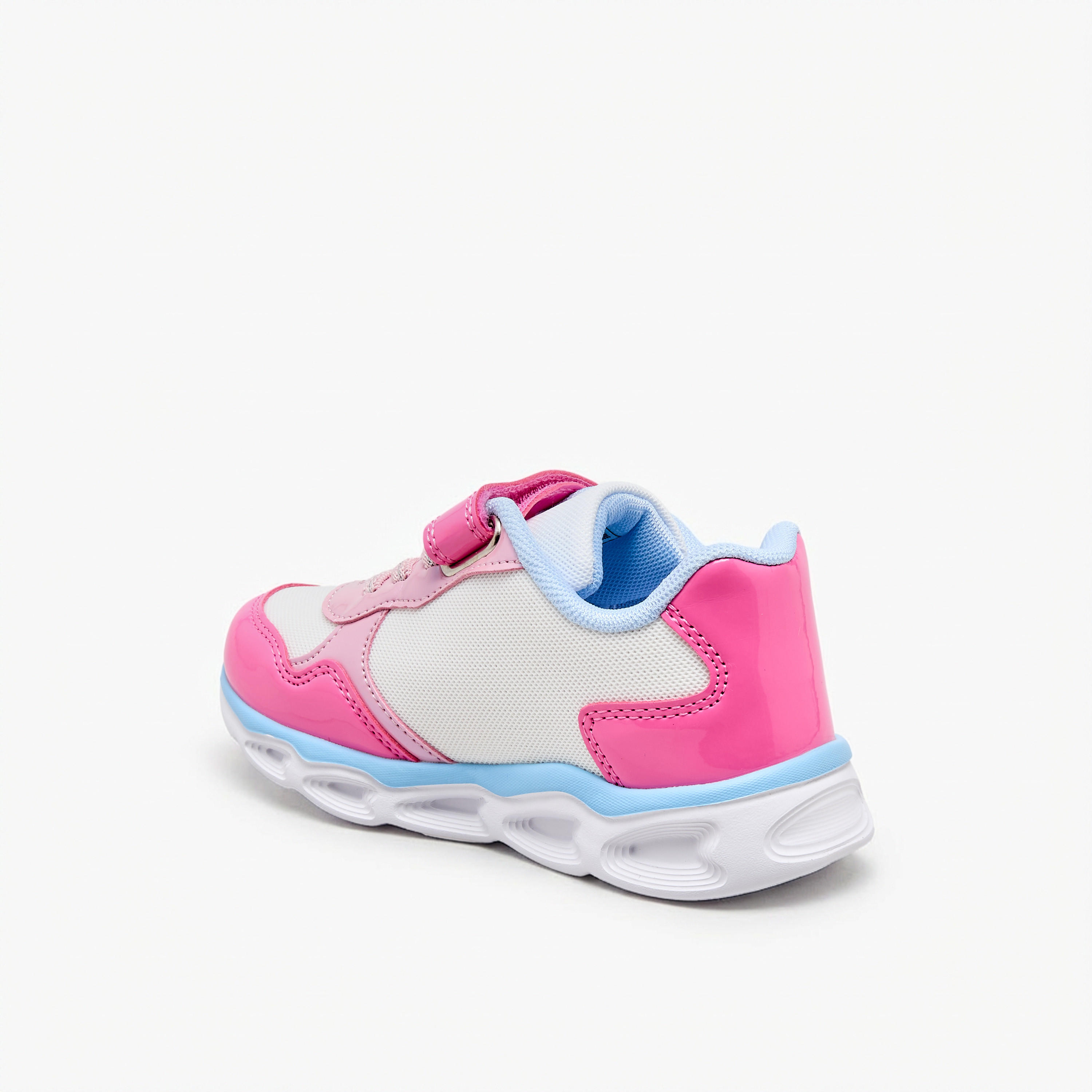 Bluey Girls Hook & Loop Light-Up Ankle Sneakers-girls-shoes-sneakers-image-4