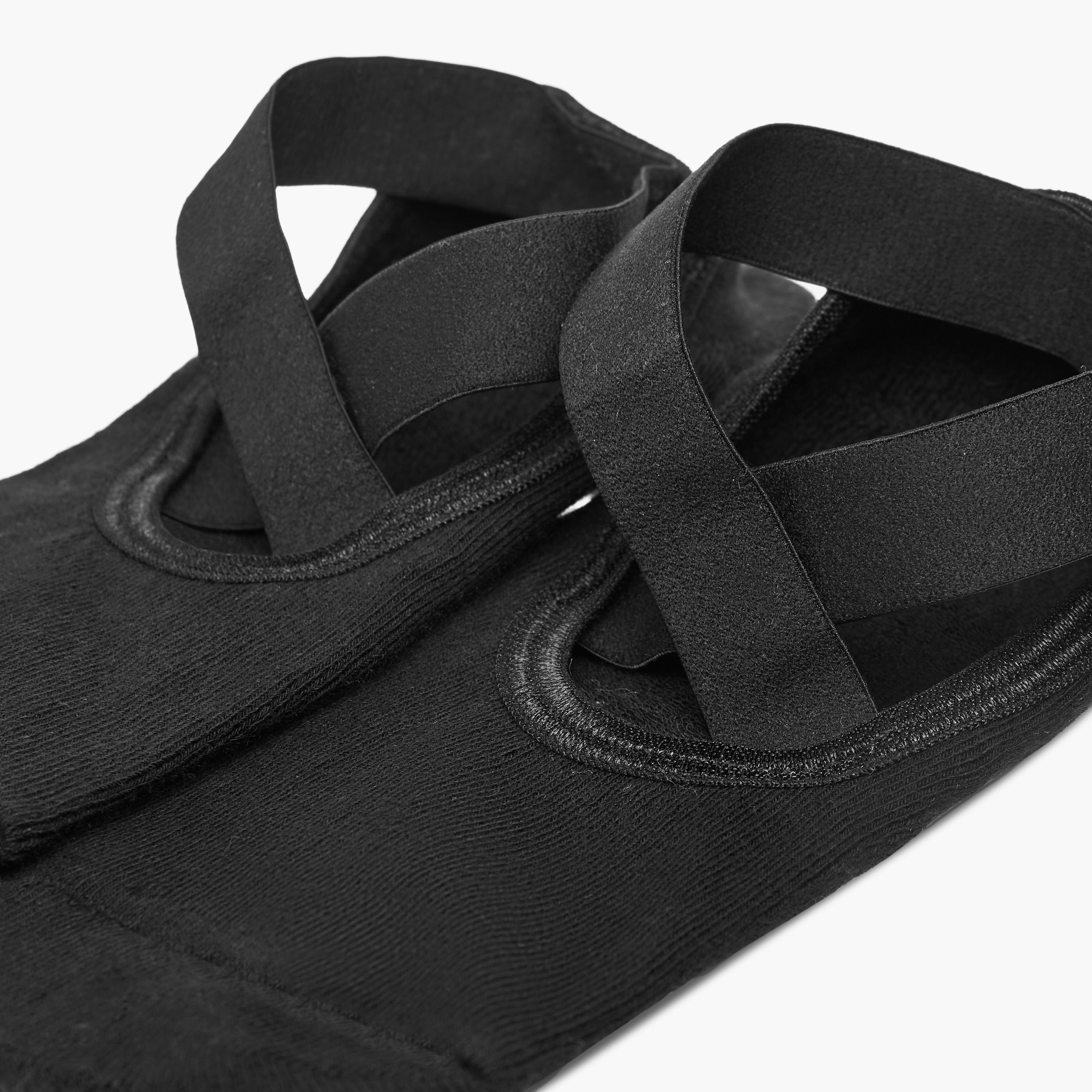 Dash Textured Half Terry Yoga Cushioned Socks-women-socksandstockings-image-6