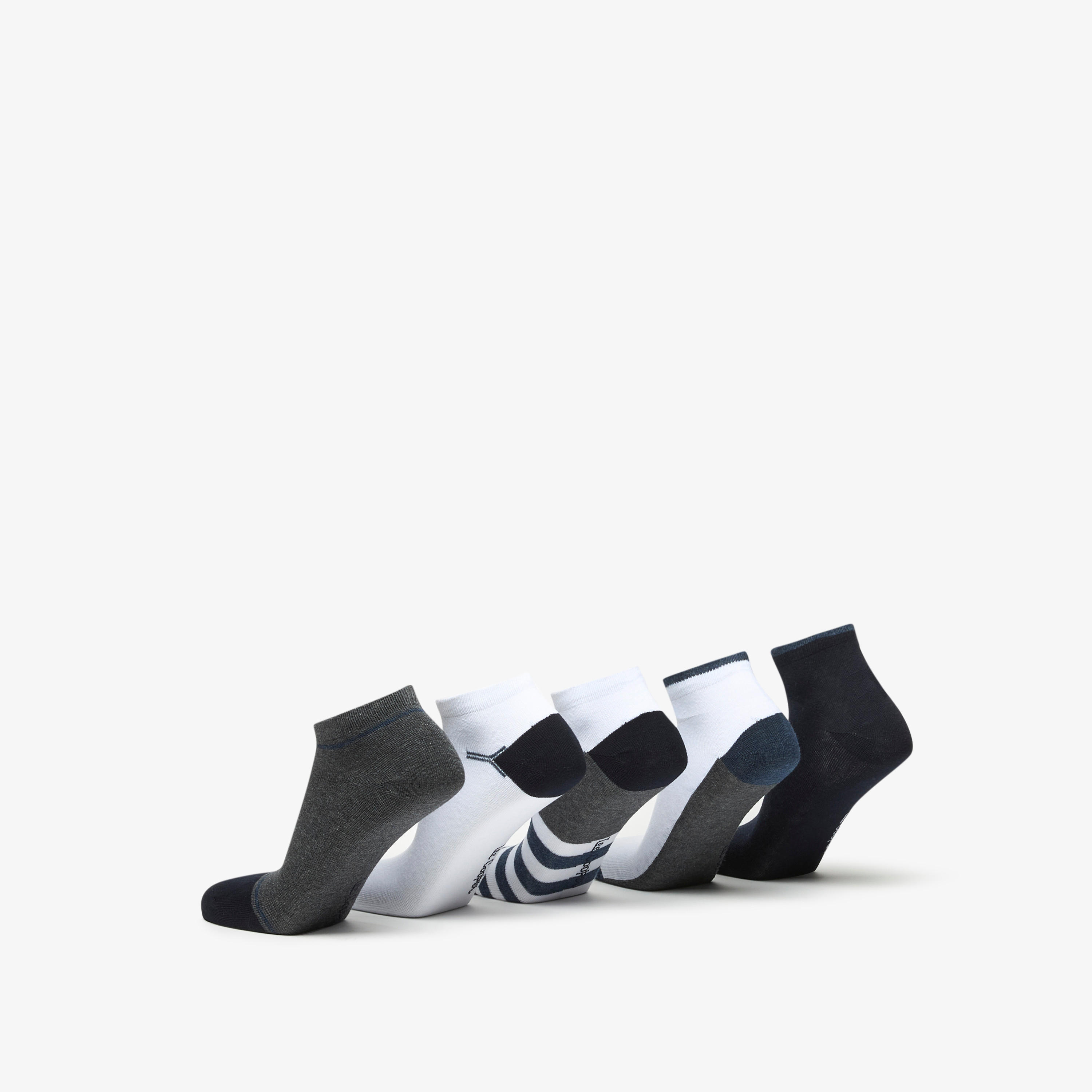 طقم جوارب بِطول الكاحل 5 قطع متنوّعة من لي كوبر-men-socks-image-2