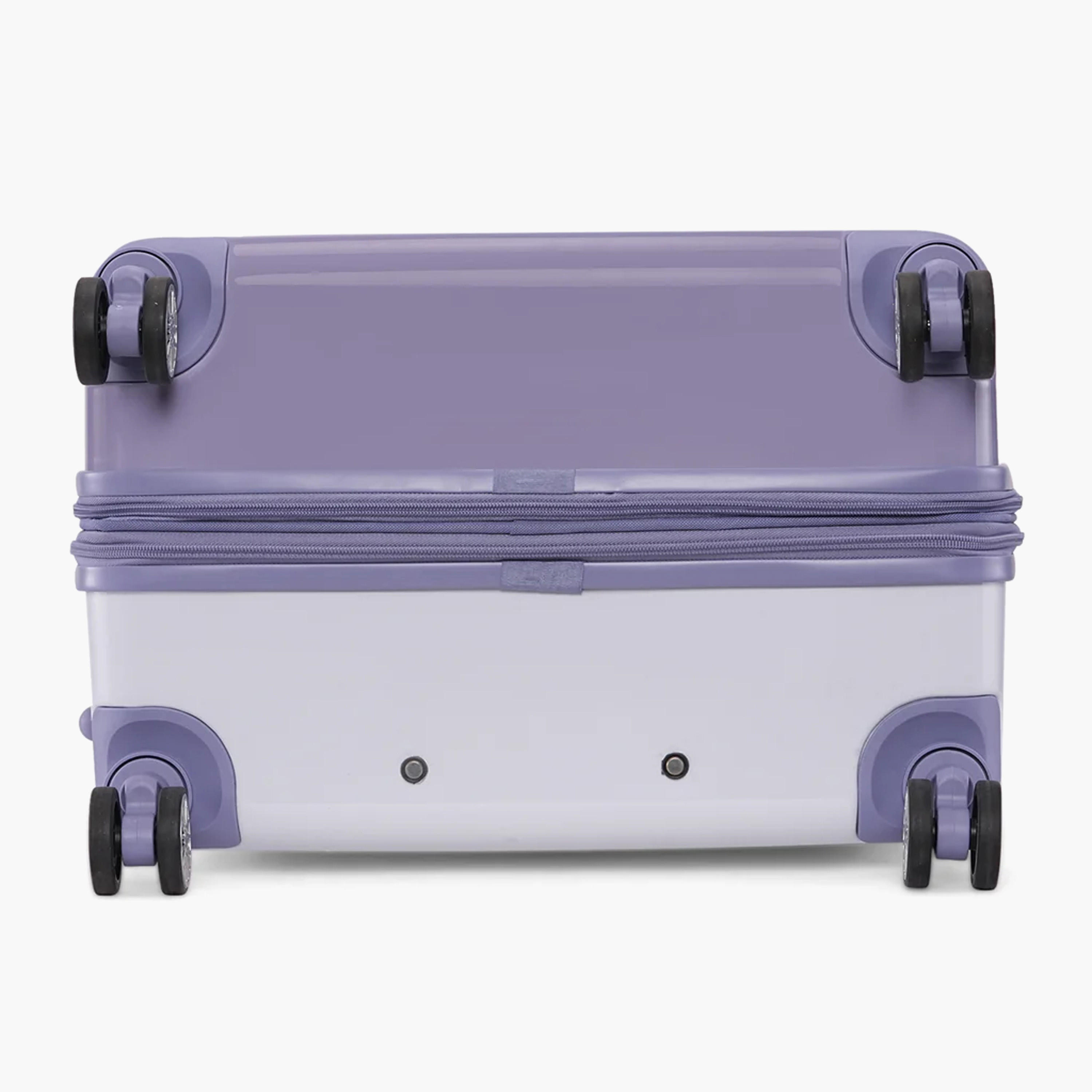 DKNY Logo Print Hardcase Trolley Bag with Retractable Handle - 28 Inches Check-in Bag-travel-luggagesandbags-luggage-image-9