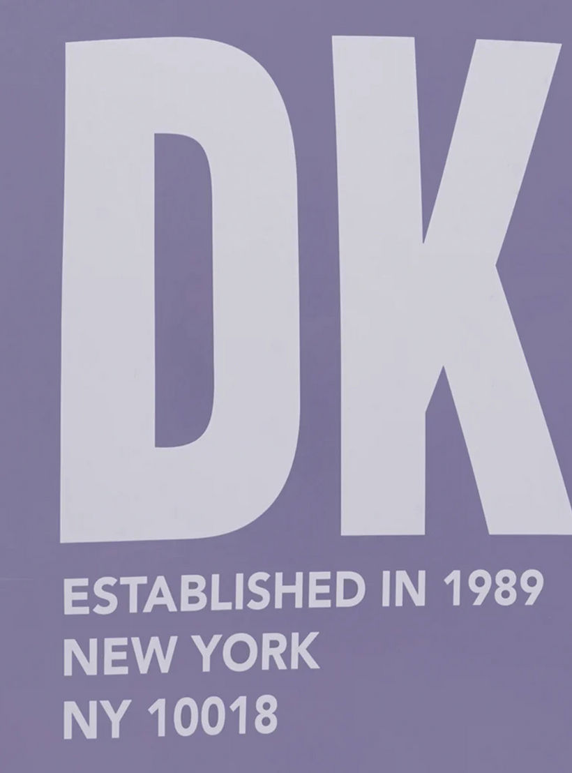 DKNY Logo Print Hardcase Trolley Bag with Retractable Handle - 24 Inches Check-in Bag-travel-luggagesandbags-luggage-image-7