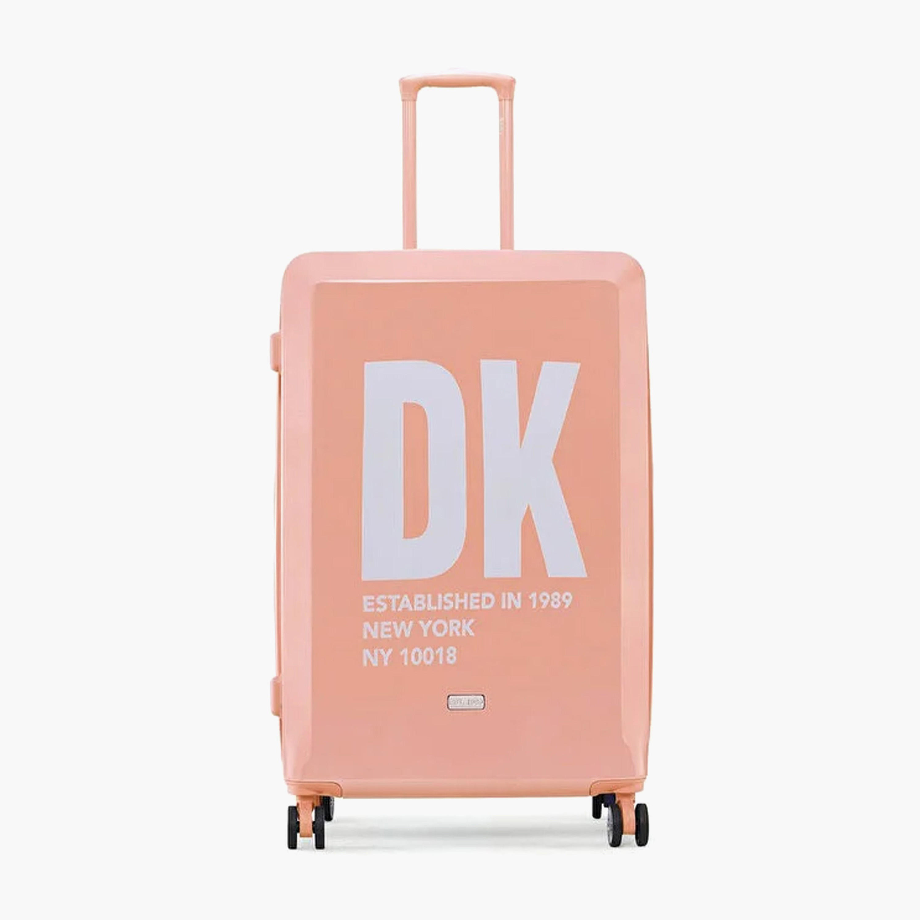 شنطة ترولي صلبة بطبعات ومقبض قابل للسحب من دي كيه إن واي - 20 بوصة-travel-luggagesandbags-luggage-image-1