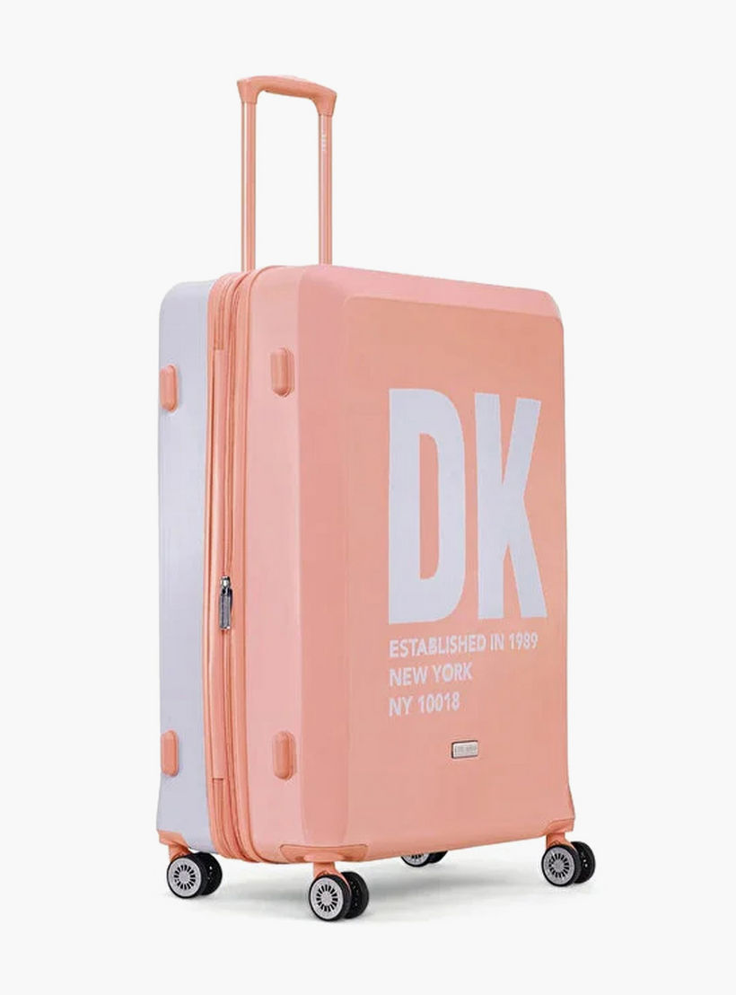 شنطة ترولي صلبة بطبعات ومقبض قابل للسحب من دي كيه إن واي - 20 بوصة-travel-luggagesandbags-luggage-image-2