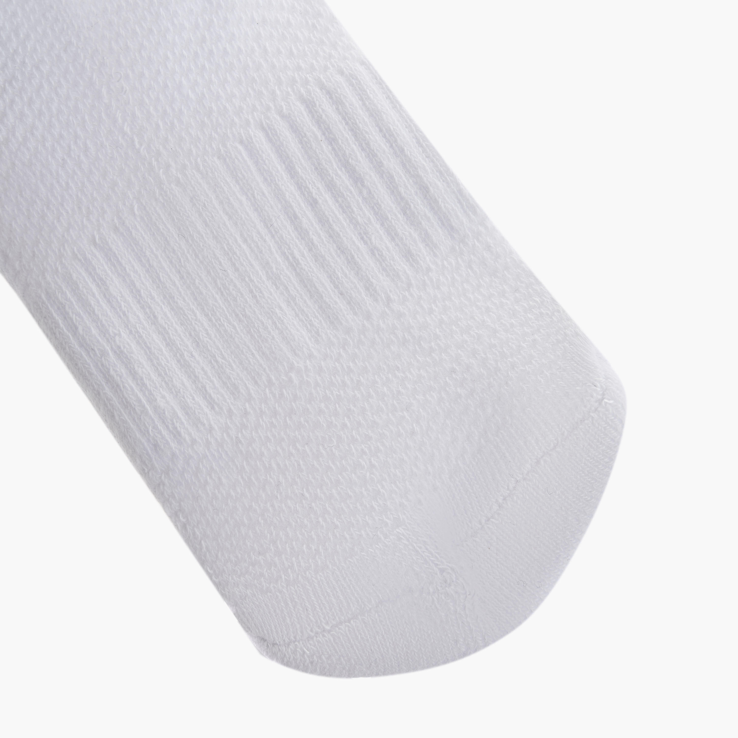 Juniors Textured Ankle Length Cushioned Socks - Set of 5-girls-accessories-socks-image-3