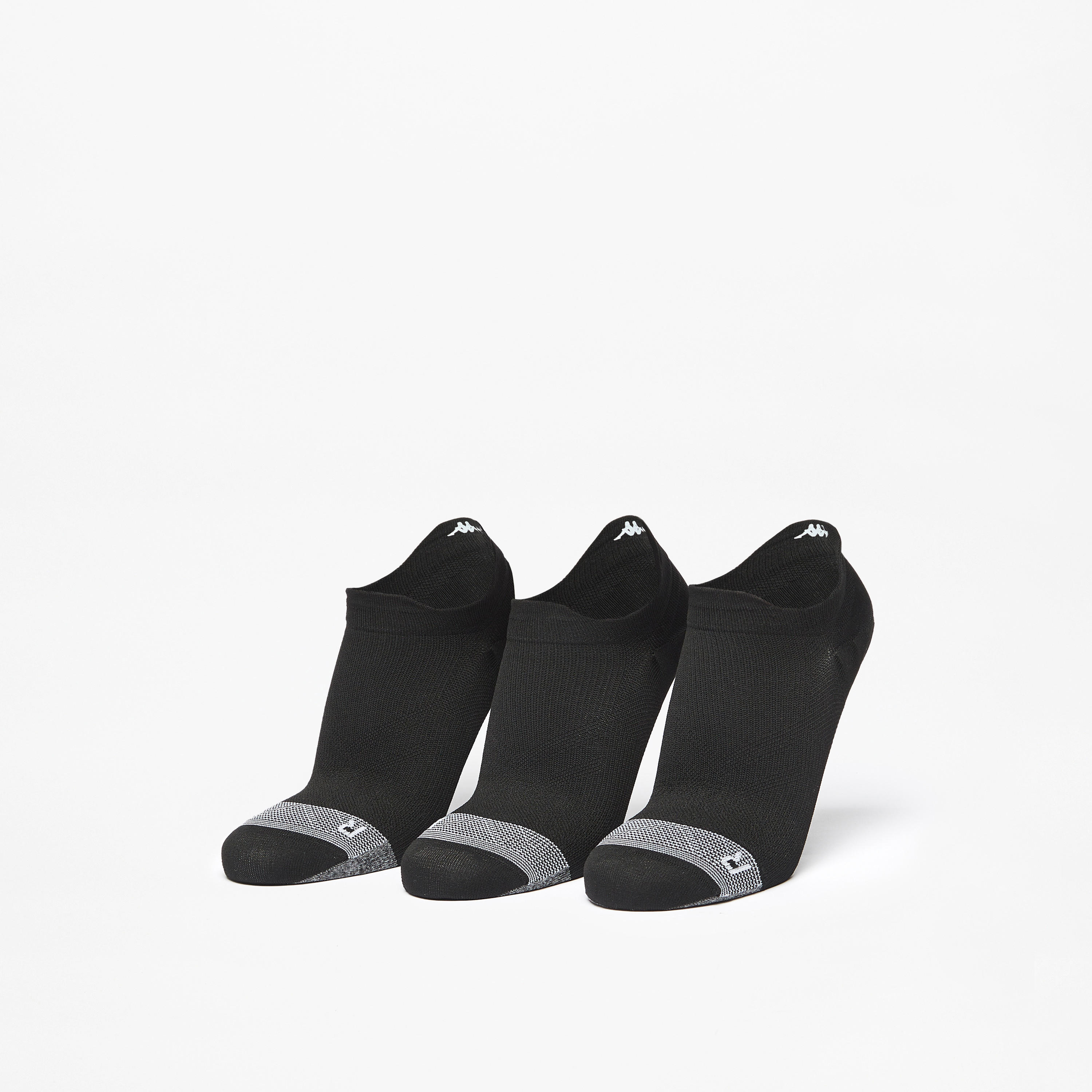 Kappa Logo Detail Ankle Length Performance Socks - Set of 3-men-socks-image-1