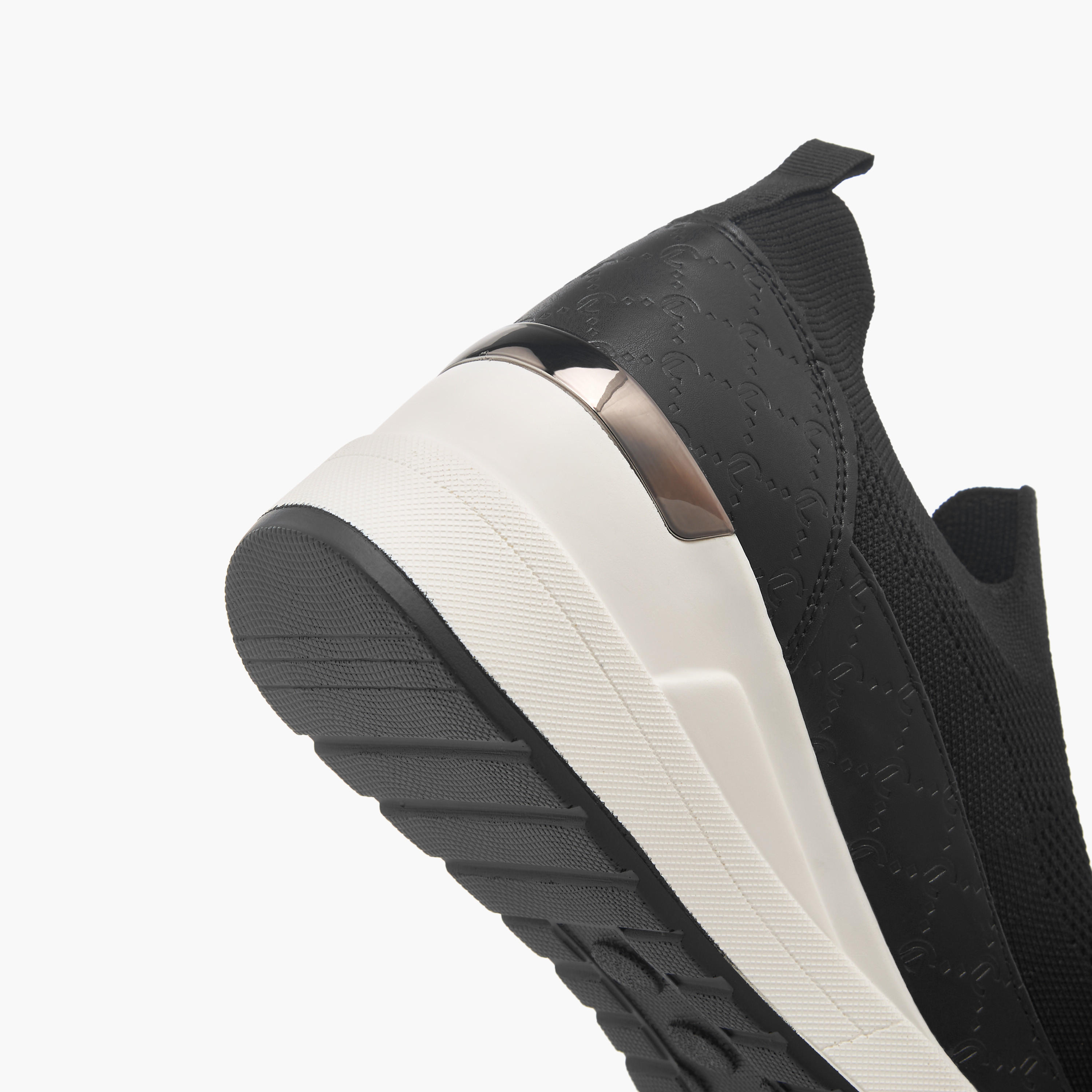 حذاء مريح فلاي نيت سهل الارتداء بكعب ويدج من لو كونفورت-women-shoes-sneakers-image-5