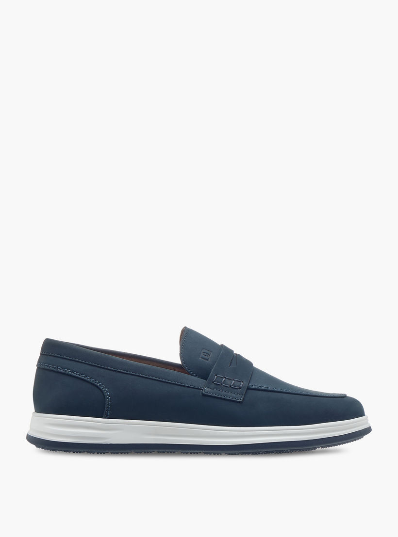 Duchini Men's Leather Cutout Detail Slip-On Loafers-men-shoes-loafersandmoccasins-image-3