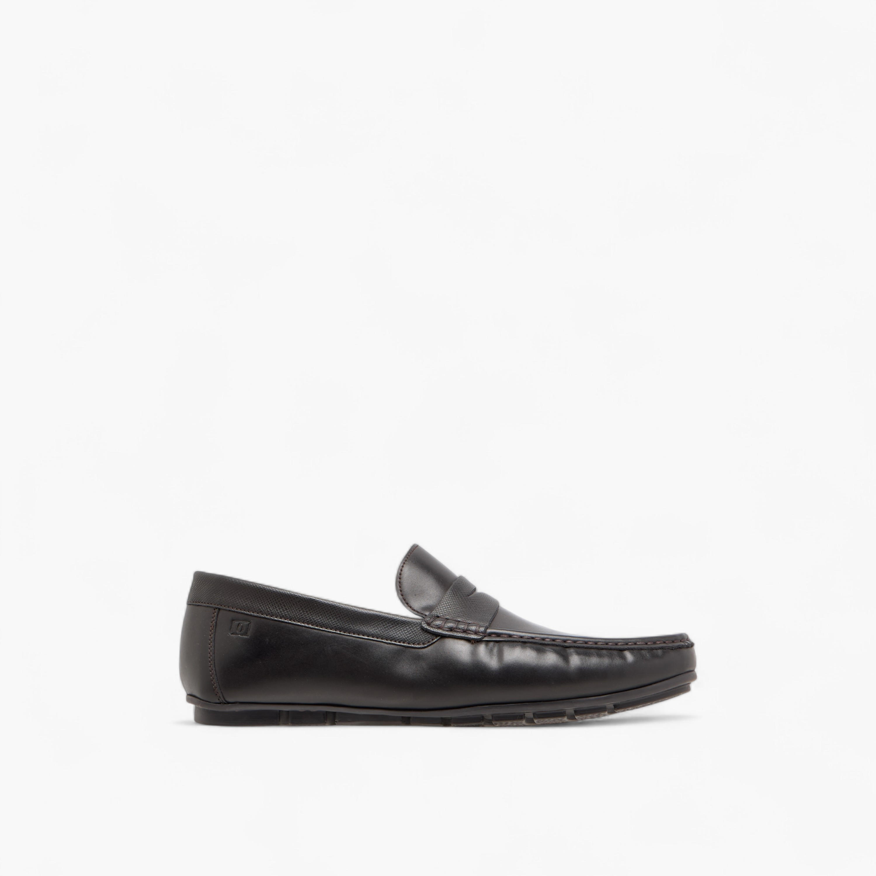 Duchini Men's Solid Slip-On Moccasins with Cut-Out Detail-men-shoes-formalshoes-image-3